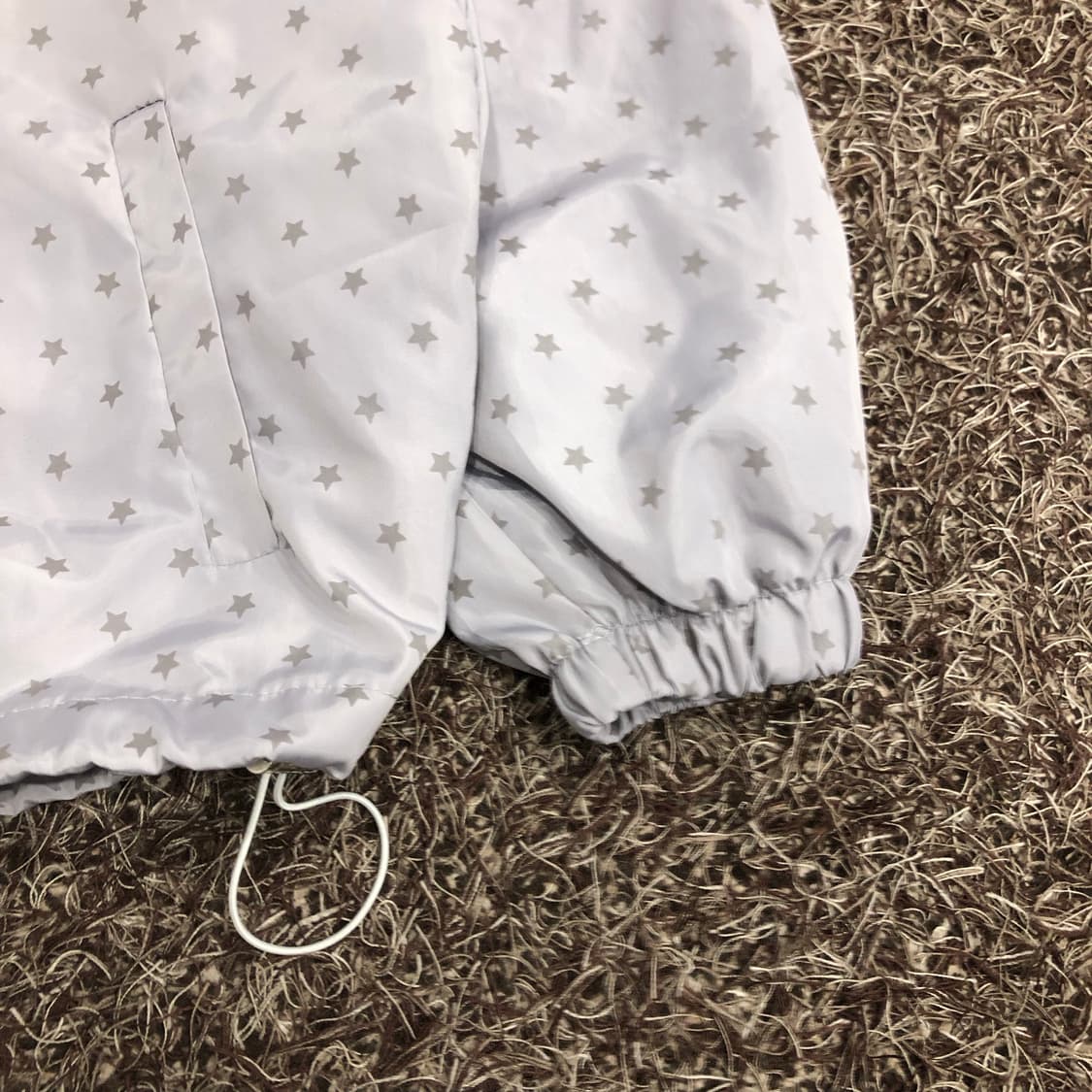 빈티지 별 패턴 바람막이 자켓 상품이미지3