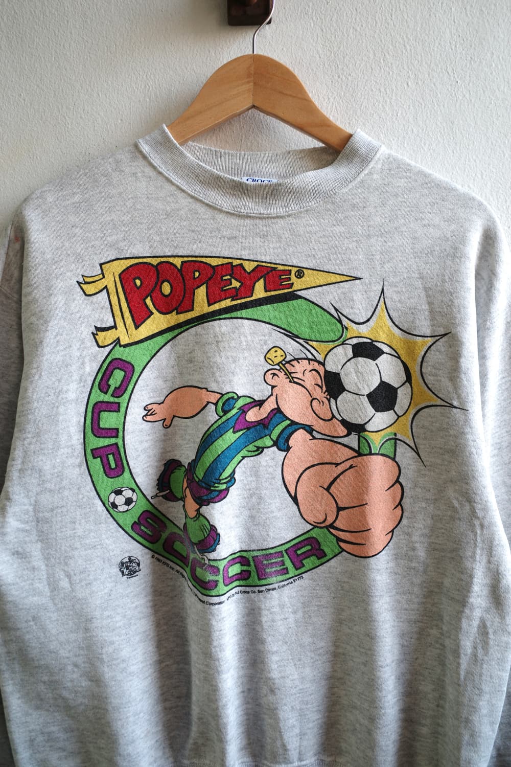 93s 뽀빠이 프린팅 스웻셔츠 상품이미지2