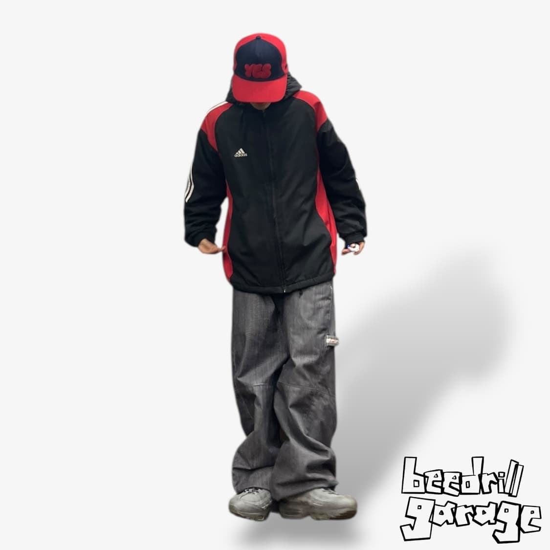 90s 아디다스 올드스쿨 백로고 누빔 태권도 점퍼 상품이미지2