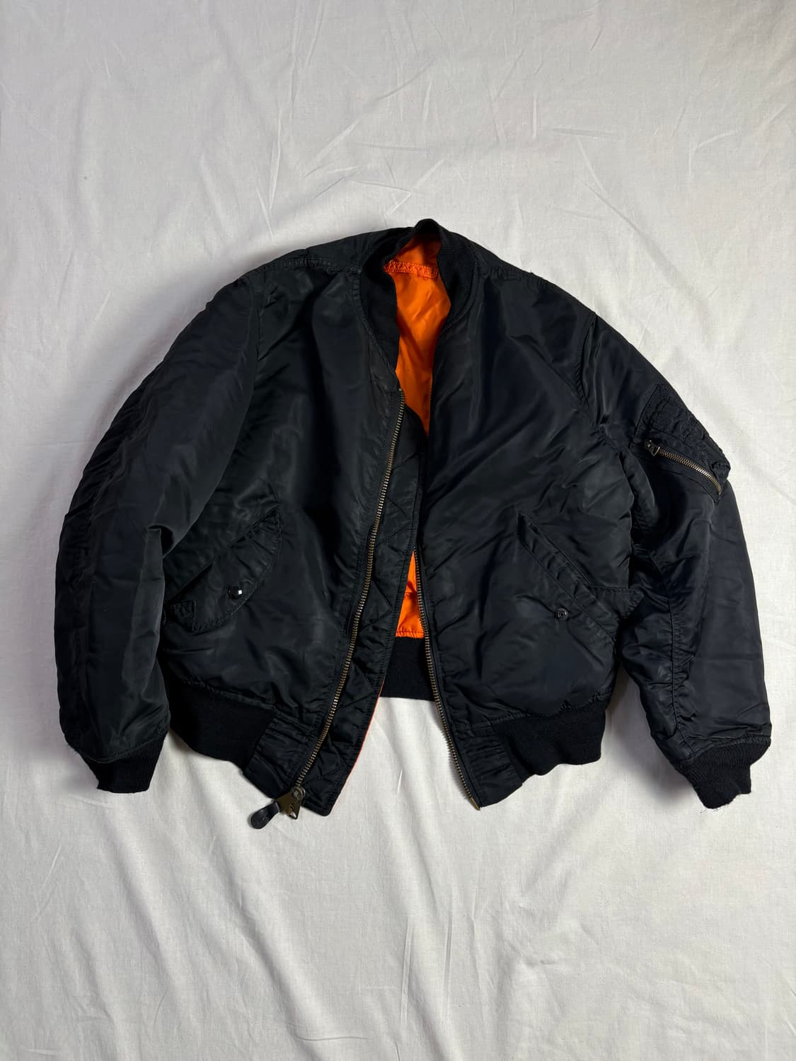 70s - 80s Alpha Industries MA-1 Jacket M 상품이미지1