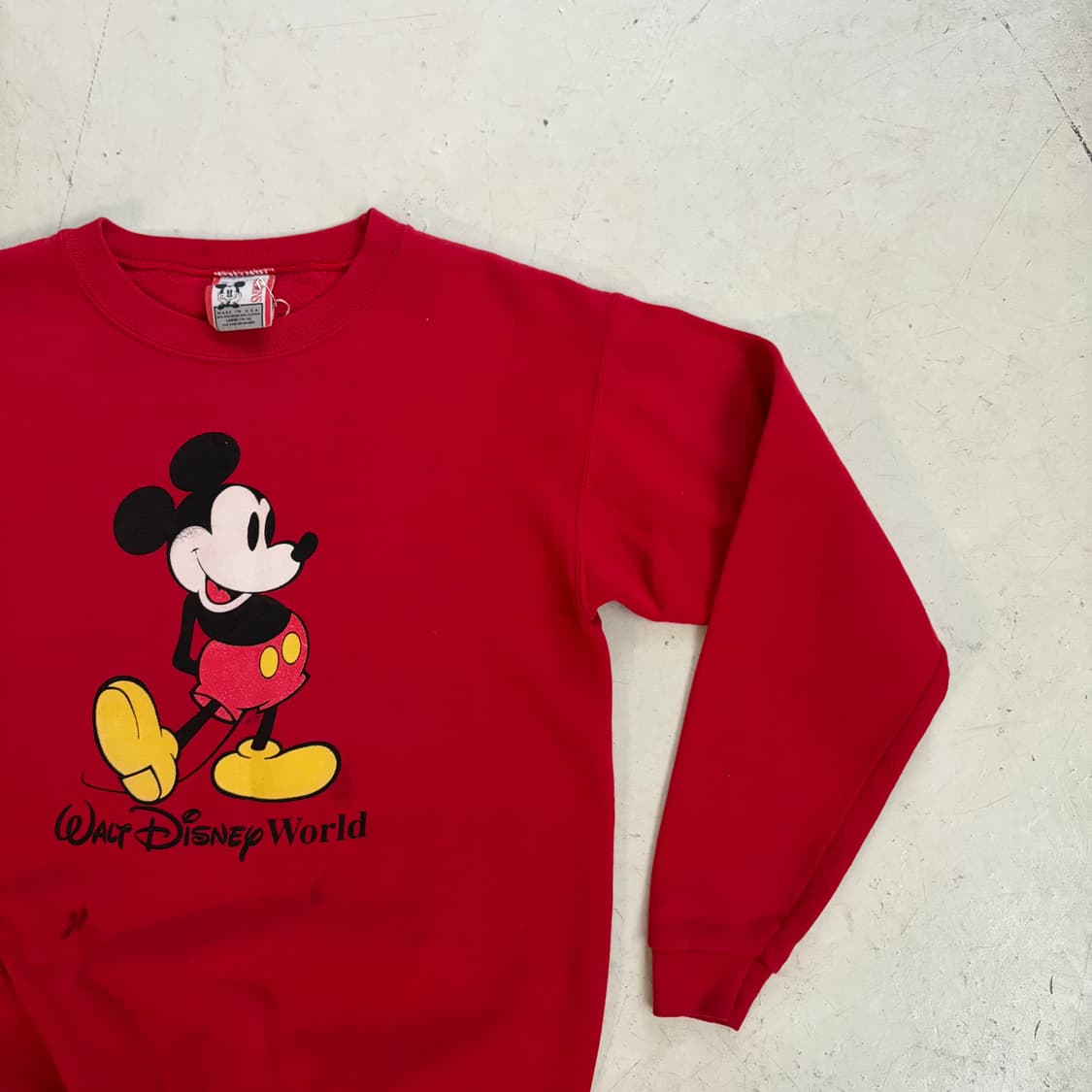 90s USA 디즈니 미키마우스 빈티지 스웻셔츠 L 상품이미지2