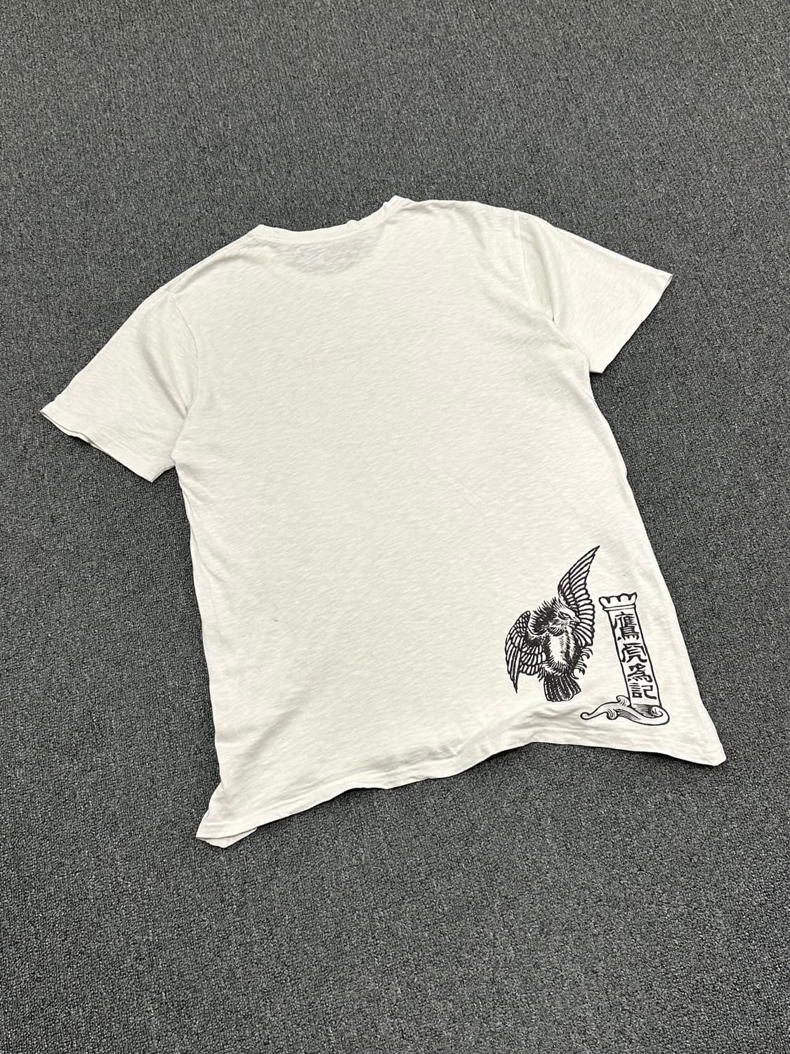 XL)Japanese vintage 올드스쿨 독수리 그래픽 반팔 상품이미지7