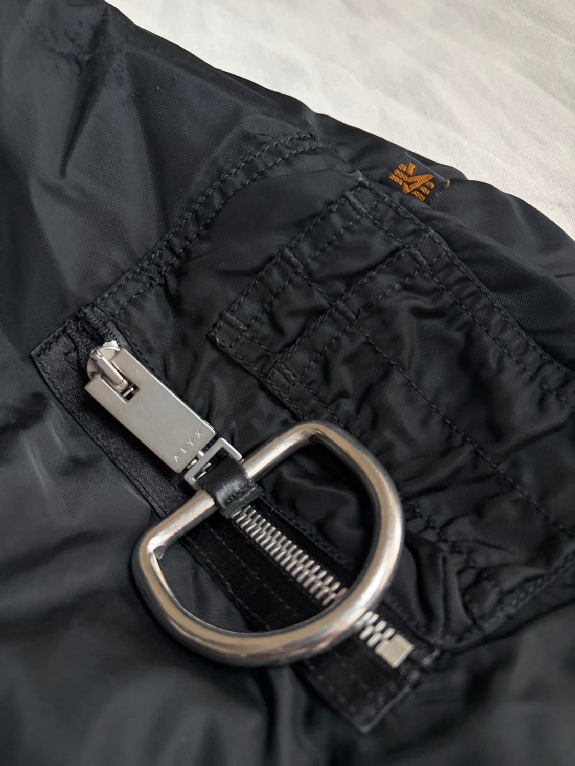 알릭스 x 알파 인더스트리 이터널 D링 봄버 블랙  MA-1 자켓 점퍼  상품이미지2