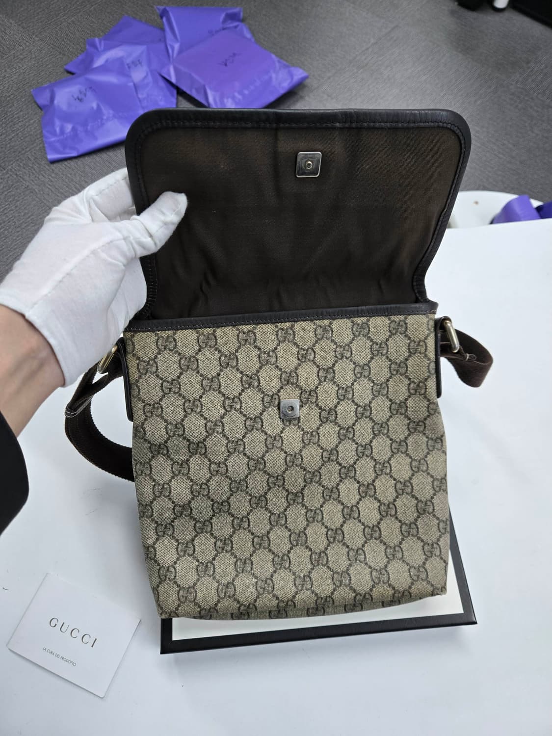 [정품][A급] 구찌 시그니처 메신저 숄더백 상품이미지5