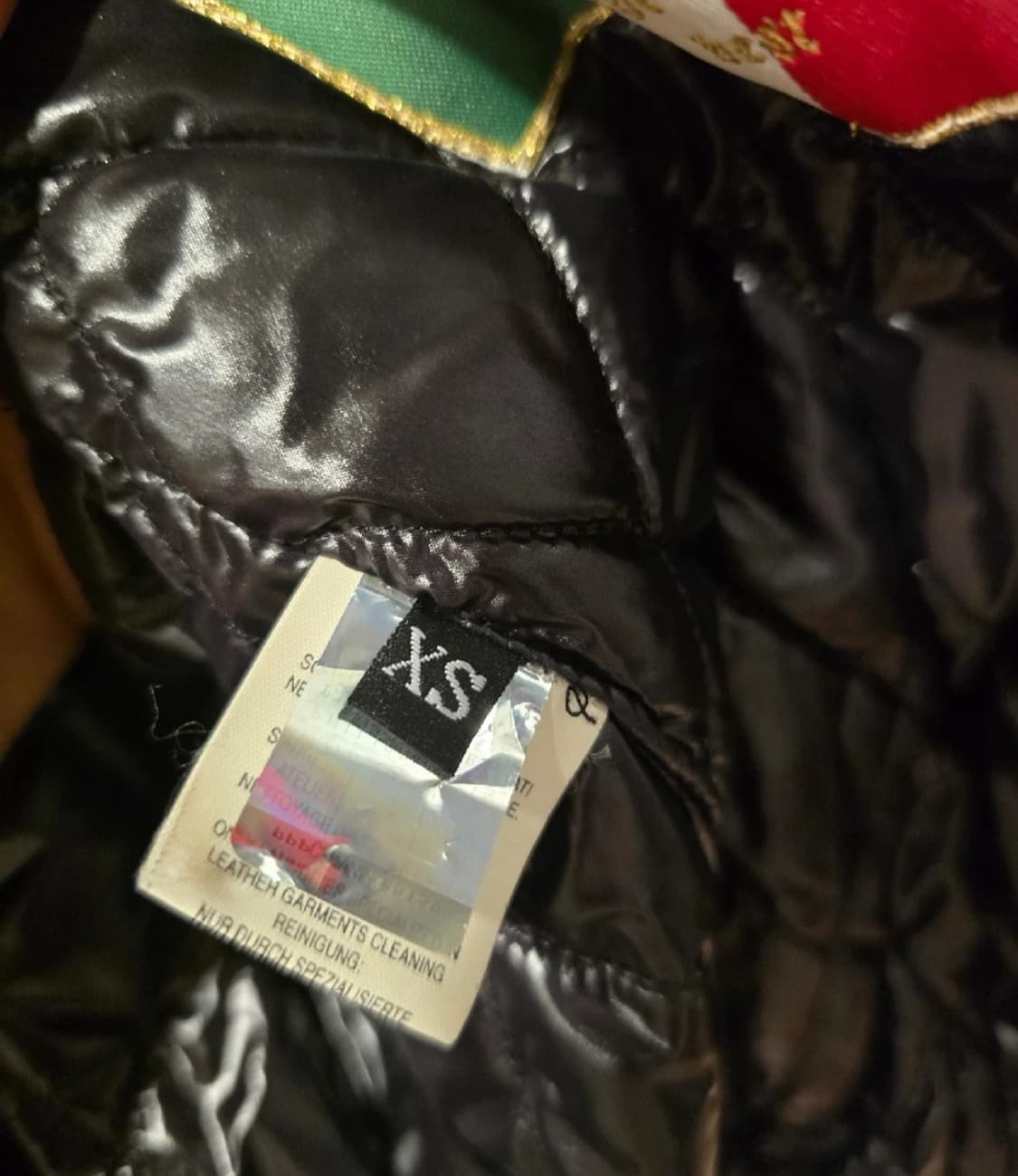 필립플레인 블랙 스컬 레더 패딩 조끼 XS 상품이미지3