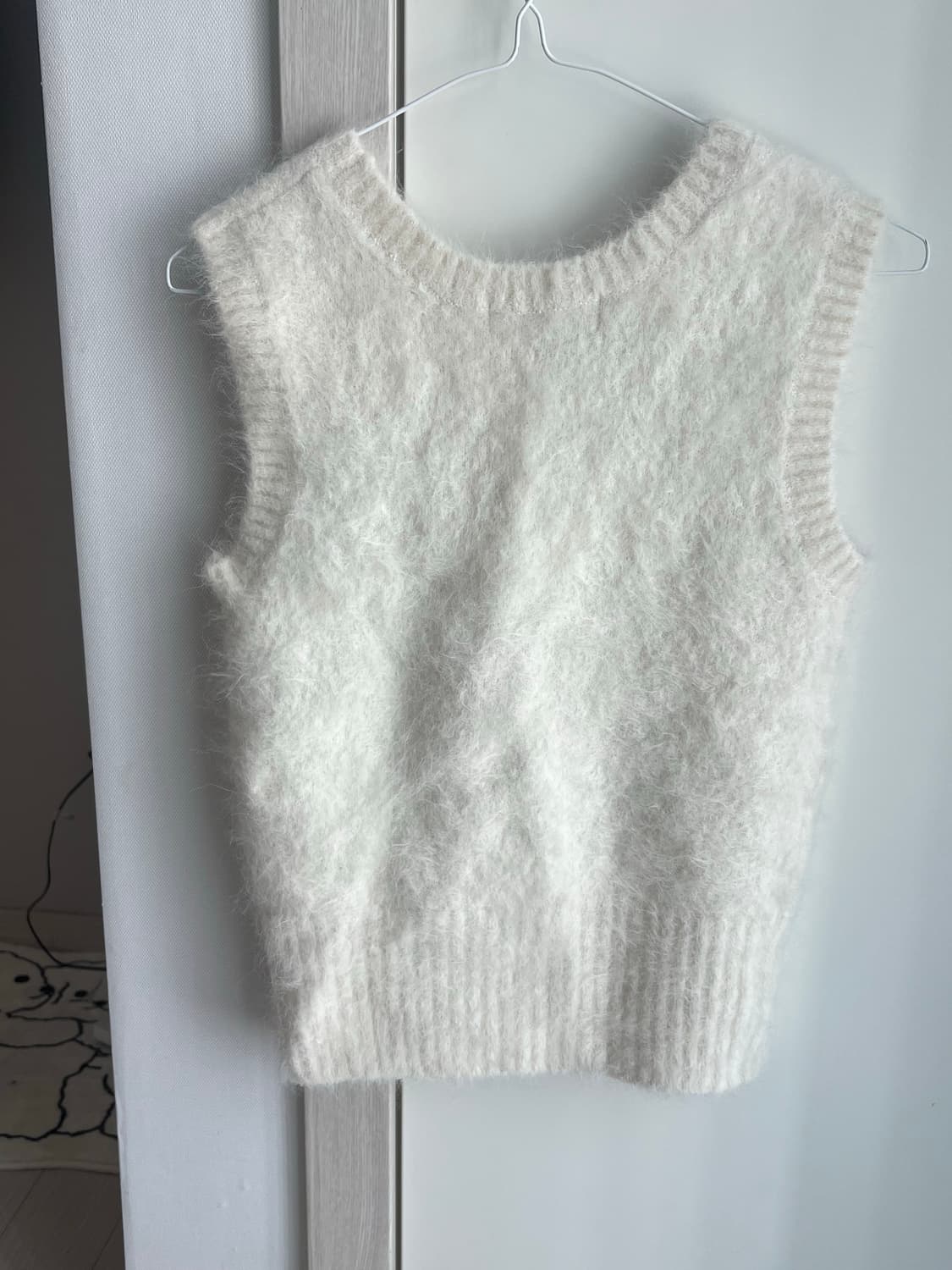 블루브릭 아이보리 니트조끼 상품이미지3