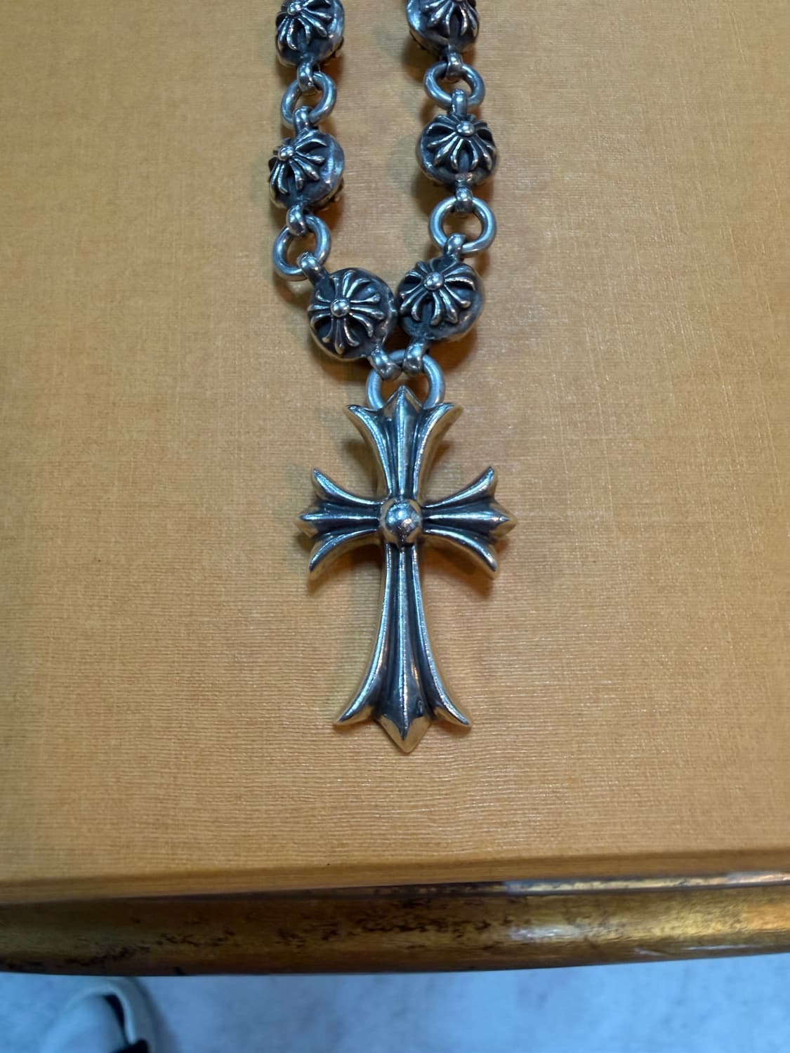 크롬하츠 정품 크로스볼 라지타이니크로스펜던트일체형 목걸이 팝니다.!!!  상품이미지4