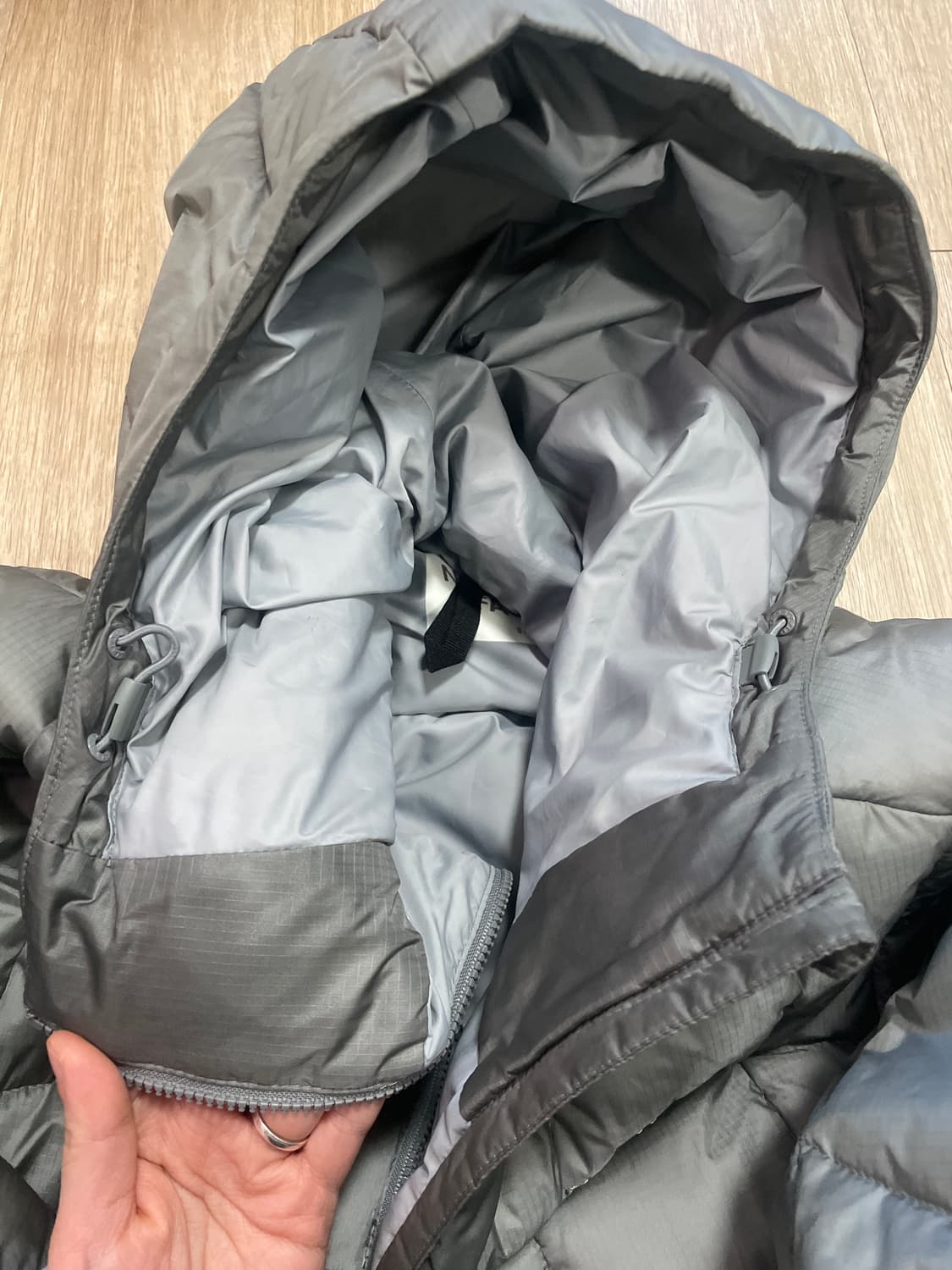 노스페이스 웨이브 LT 온 자켓 그레이 스몰 사이즈 상품이미지6