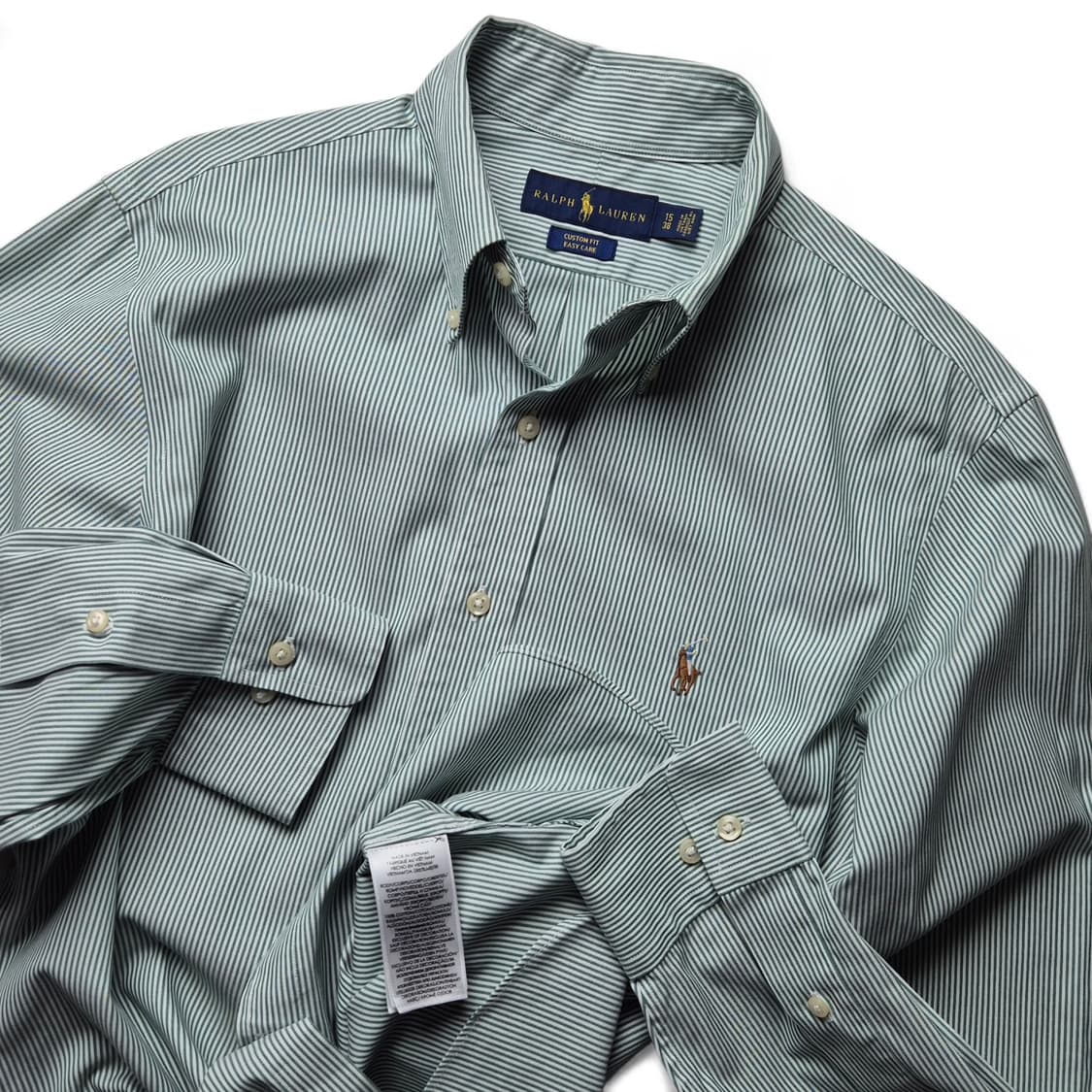 [M] 폴로 랄프로렌 이지케어 스트라이프 셔츠 상품이미지1