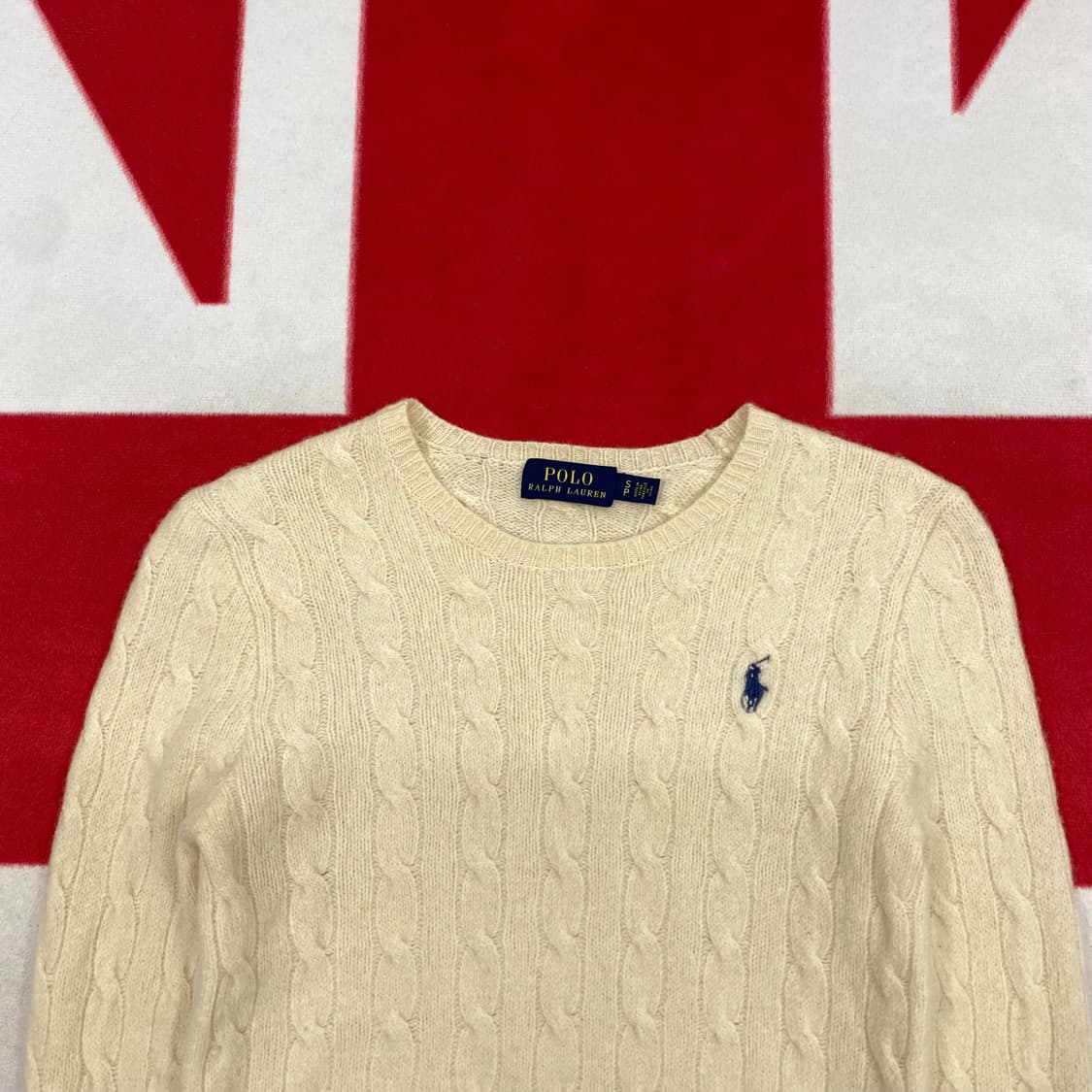 폴로 니트 여성S 실측 XS  상품이미지3