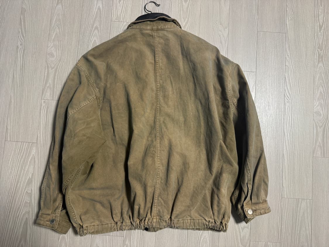 슈타인 / 설퍼 다이드 윕 코드 빈티지 집 자켓 카키 / M 상품이미지4