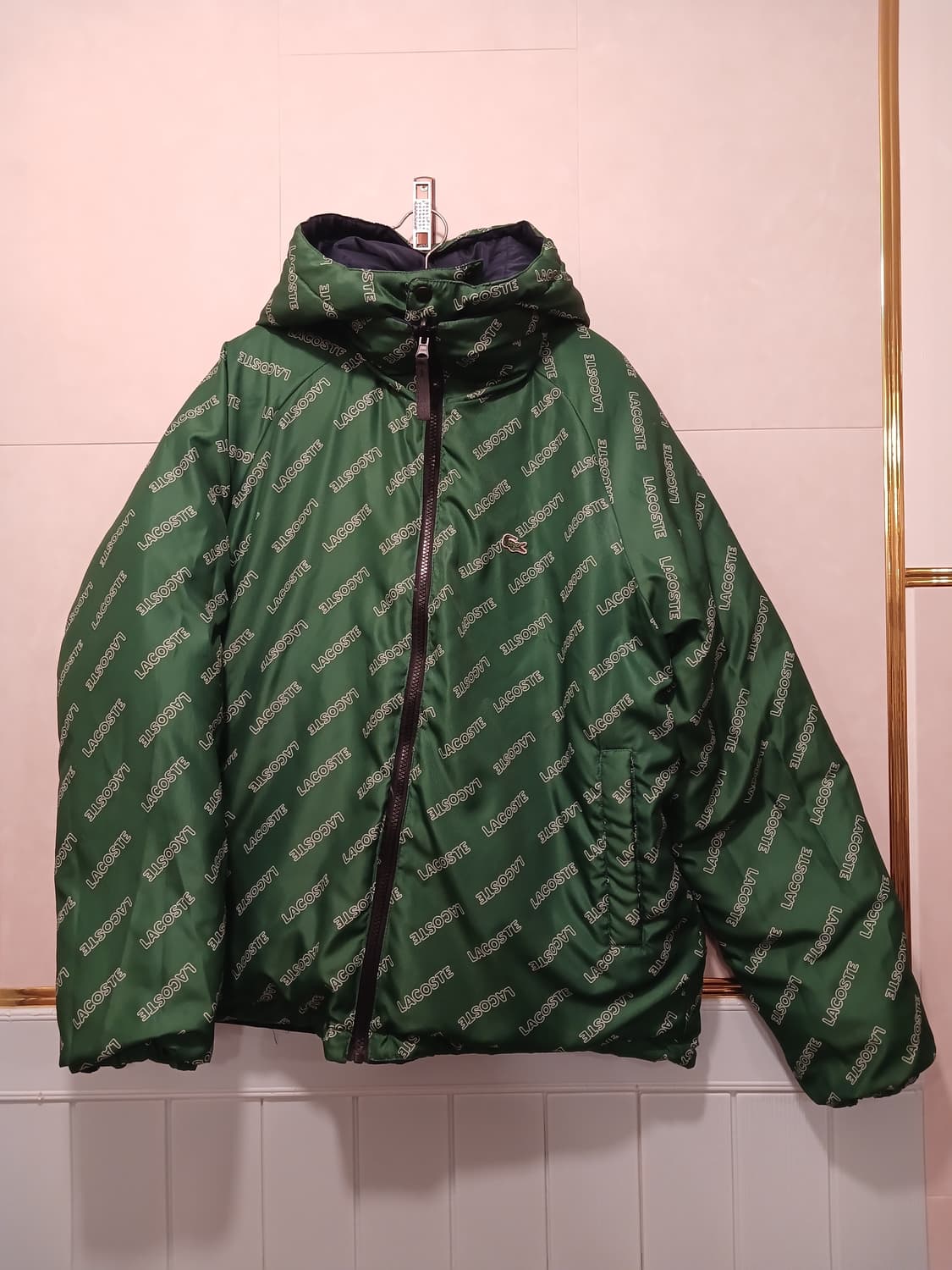 라코스테 정품 남성 양면 패딩 54 (105 까지 가능) 사이즈 상품이미지9