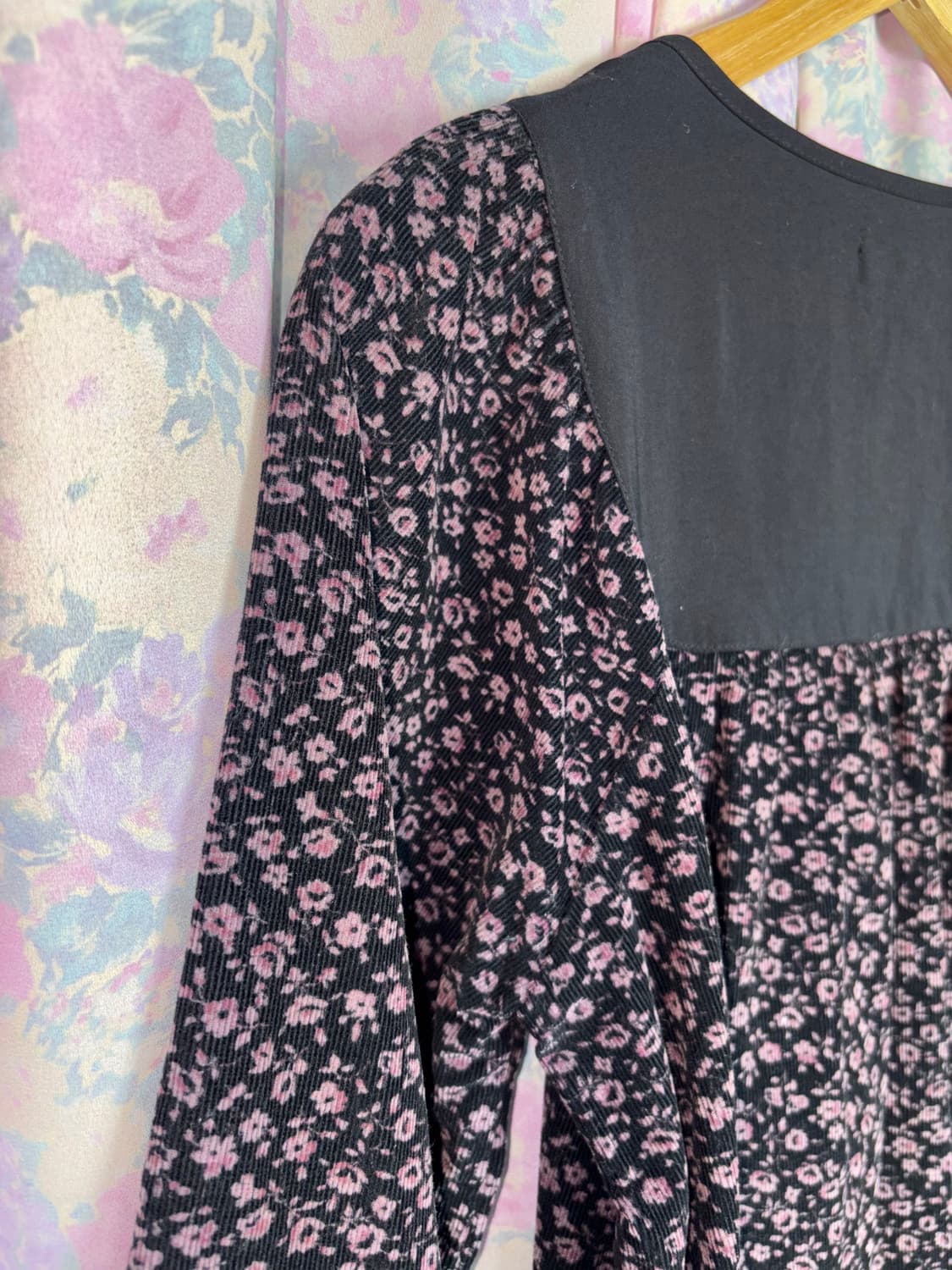 블랙 잔꽃 원피스  상품이미지8