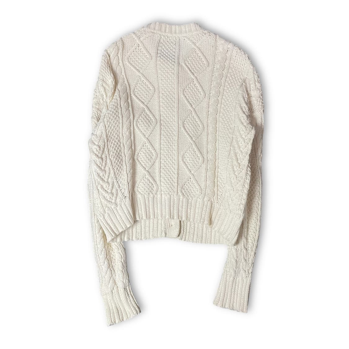 폴로랄프로렌 크림 투포켓 케이블 니트 가디건 XS 상품이미지2