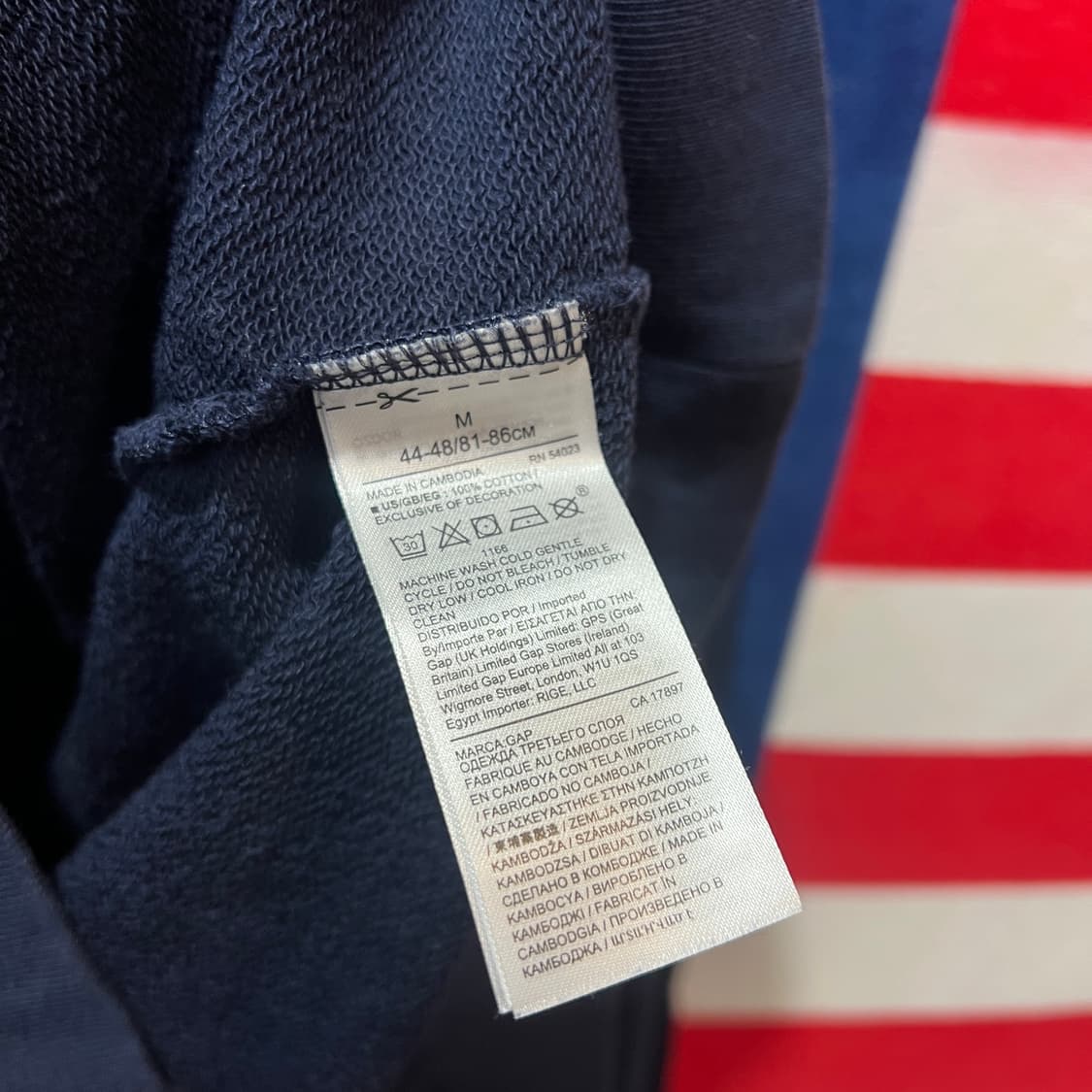 갭 GAP 후드티 네이비 상품이미지4