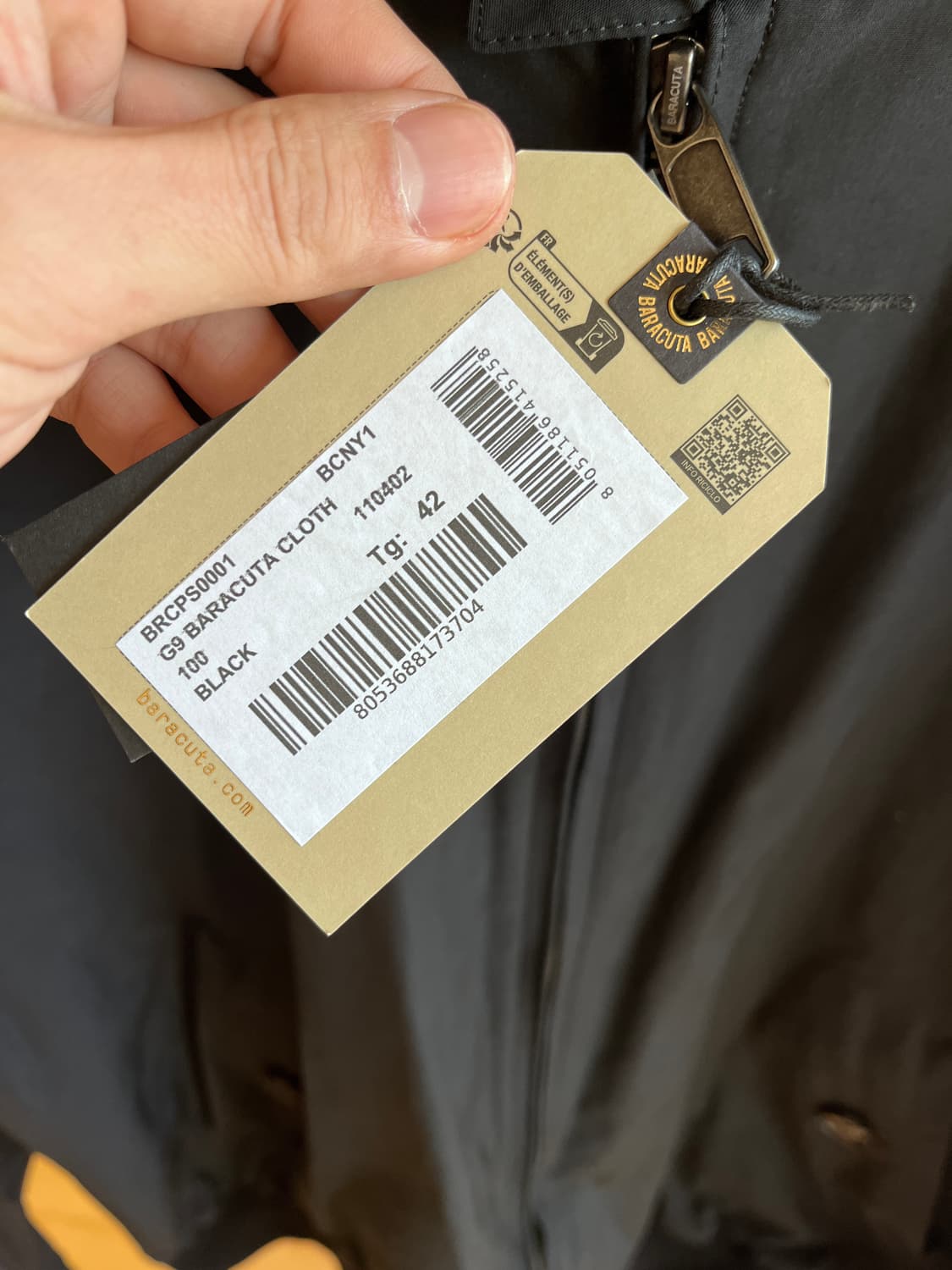 바라쿠타 G9 블랙 자켓 42사이즈 상품이미지6
