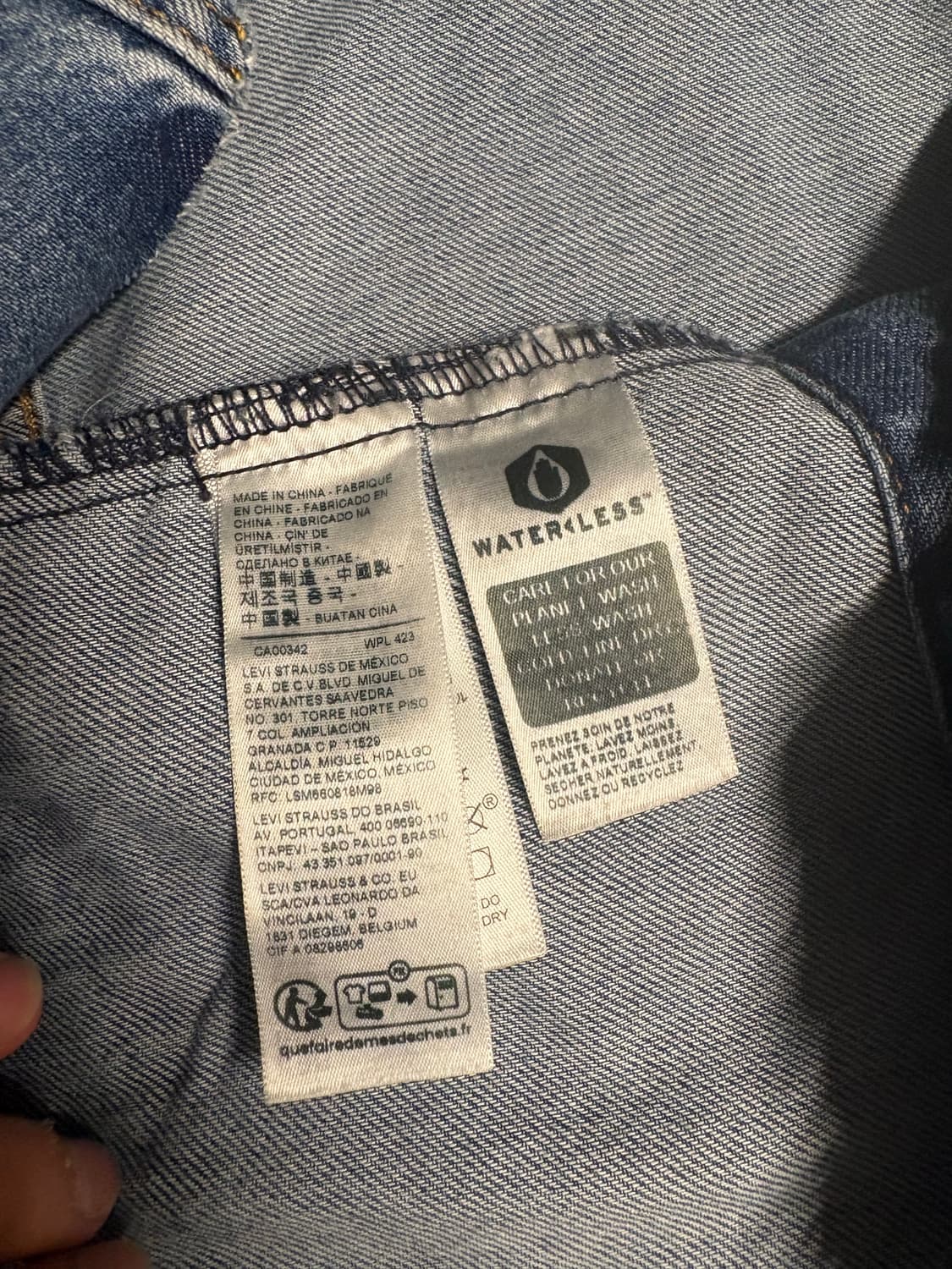 Levi’s 크롭 커스텀 데님 자켓  상품이미지4