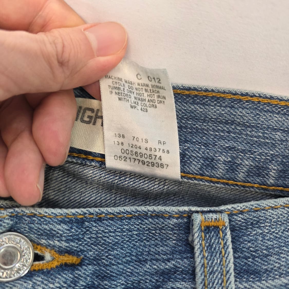 [W34L30]00s 리바이스 569 루즈 스트레이트핏 데님팬츠 상품이미지5