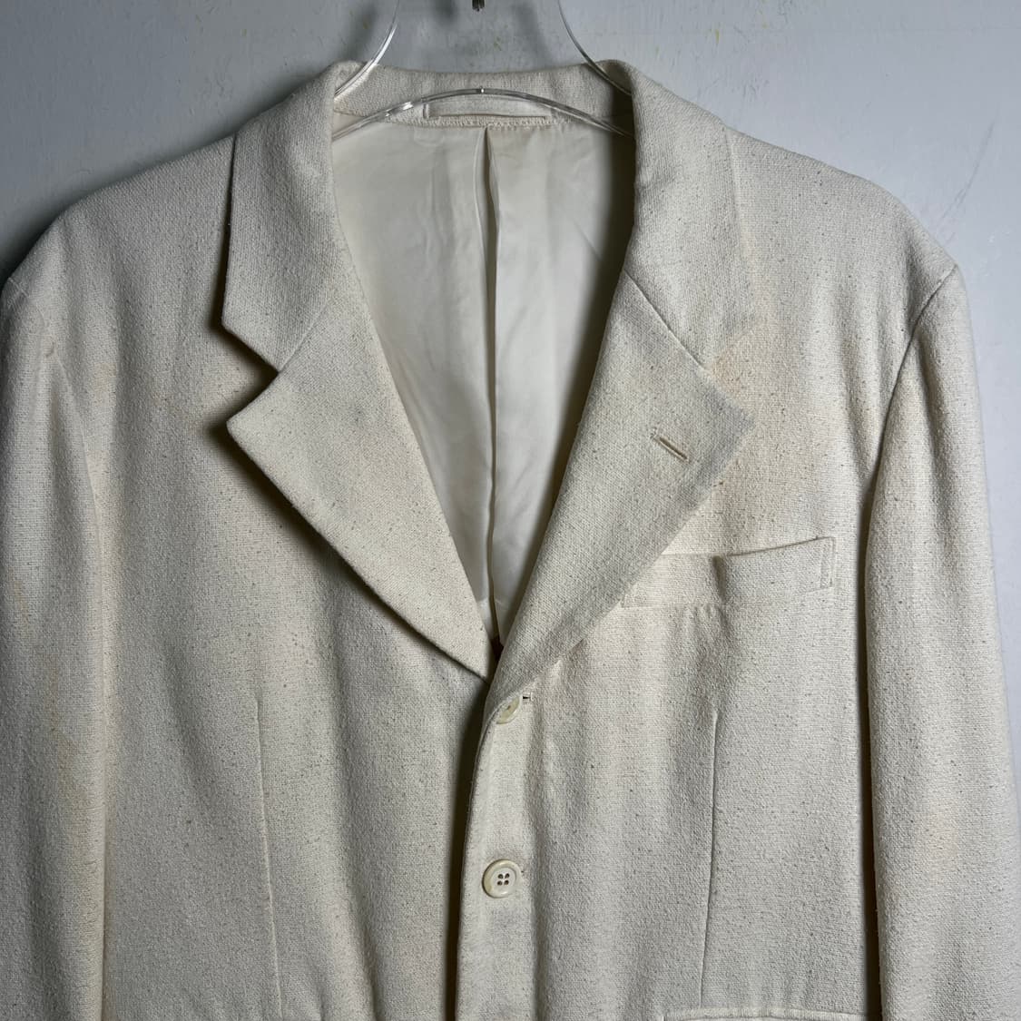 90's 꼼데가르송 옴므 플러스 싱글 블레이저 M 상품이미지5