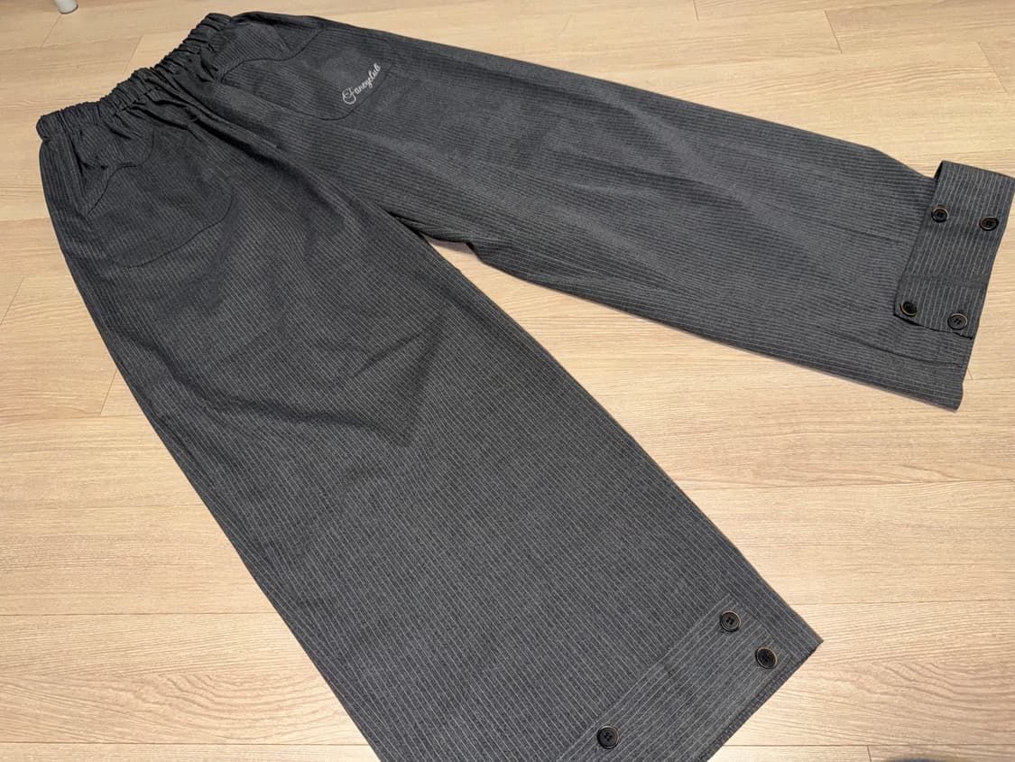 Fancy club 팬시클럽 스트라이프 팬츠 버튼 상품이미지2