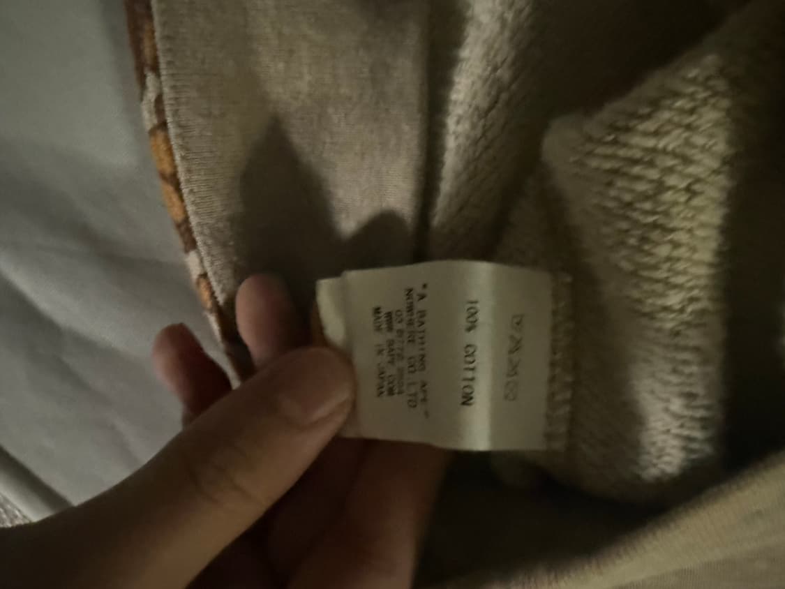 베이프 마일로후드집업 og xl 상품이미지5