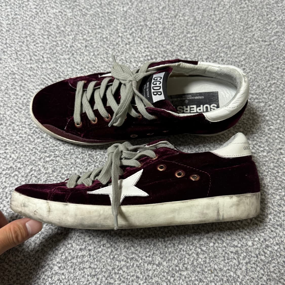 골든구스 벨벳 스니커즈 38 240-245 상품이미지6