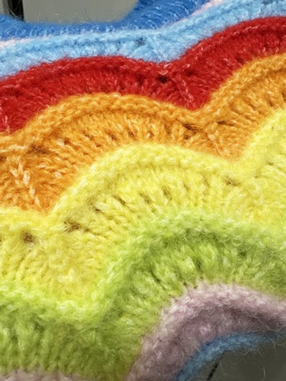 새) 자라 레인보우 니트 베스트  상품이미지5