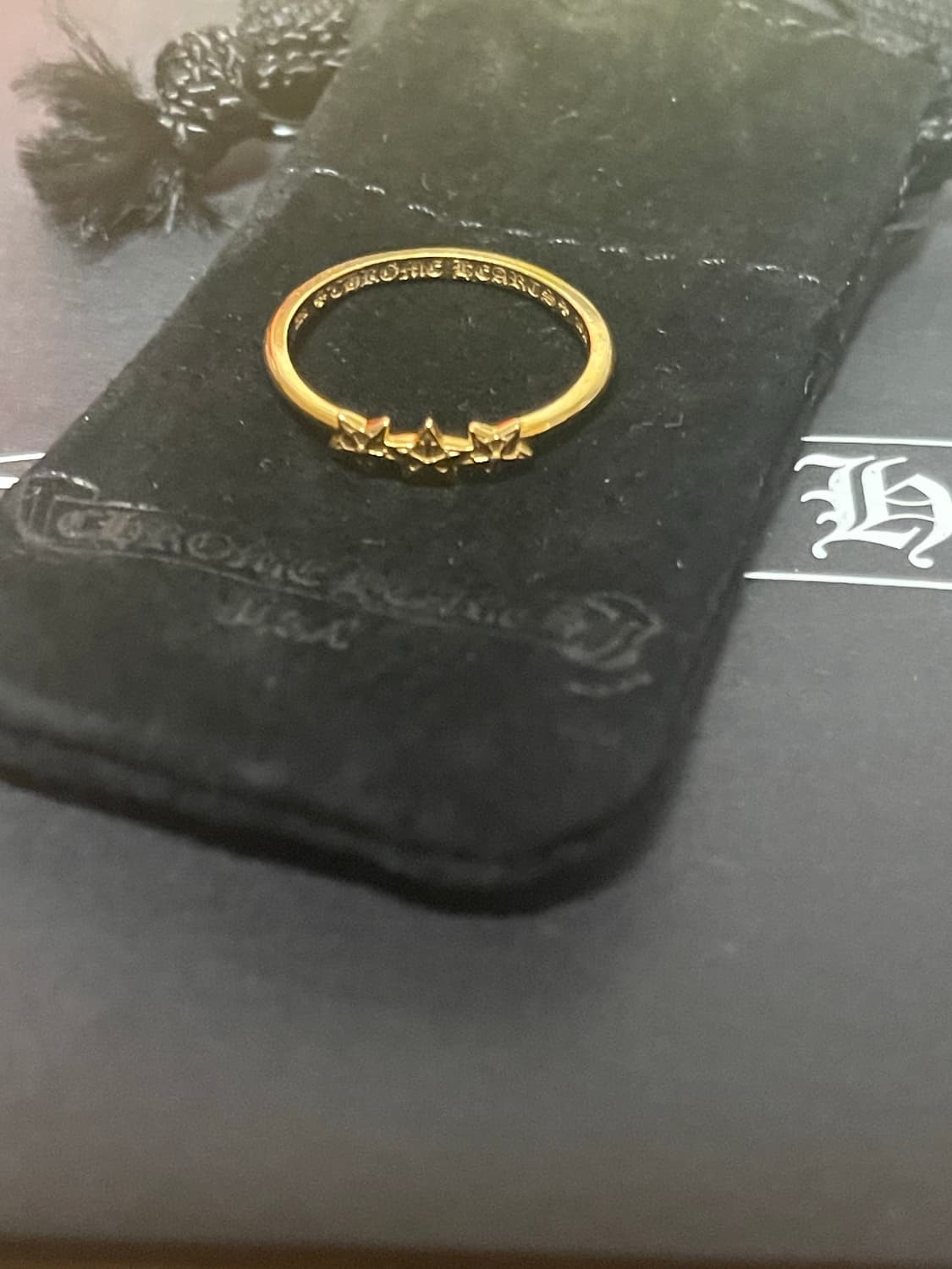 크롬하츠 22k 쓰리스타 링 US 8호(17-18호) 상품이미지9