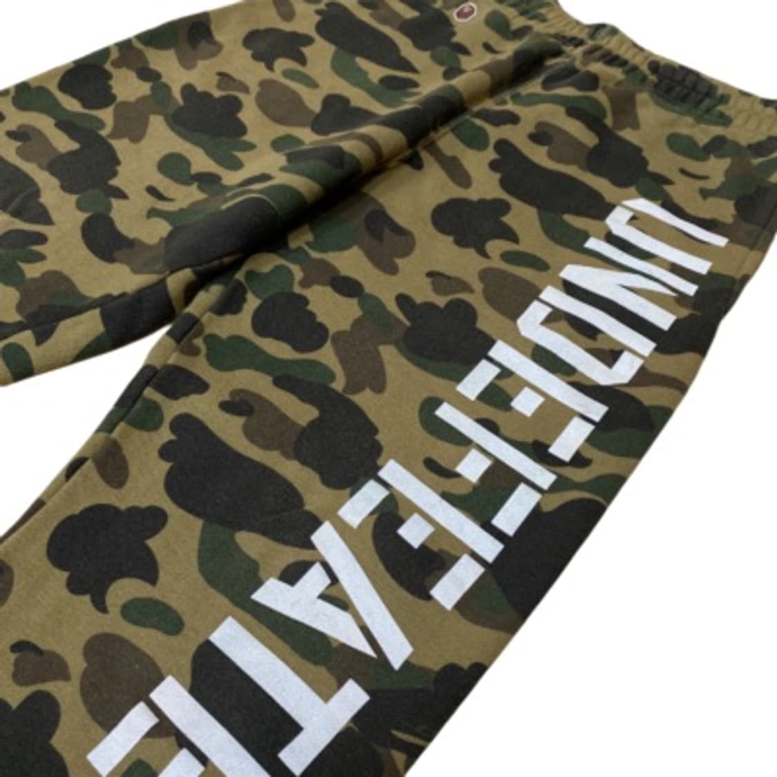 BAPE 베이프 언디핏 카부토 퍼스트 카모 녹계 팬츠 상품이미지5