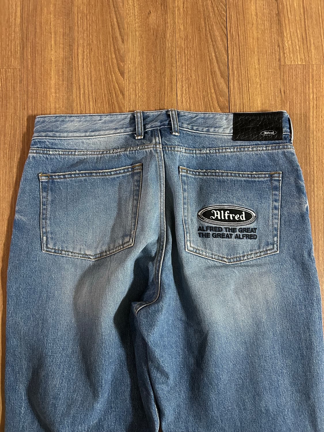 헤리티지플로스 알프레드 빈티지 디스트로이드 데님 팬츠 상품이미지4