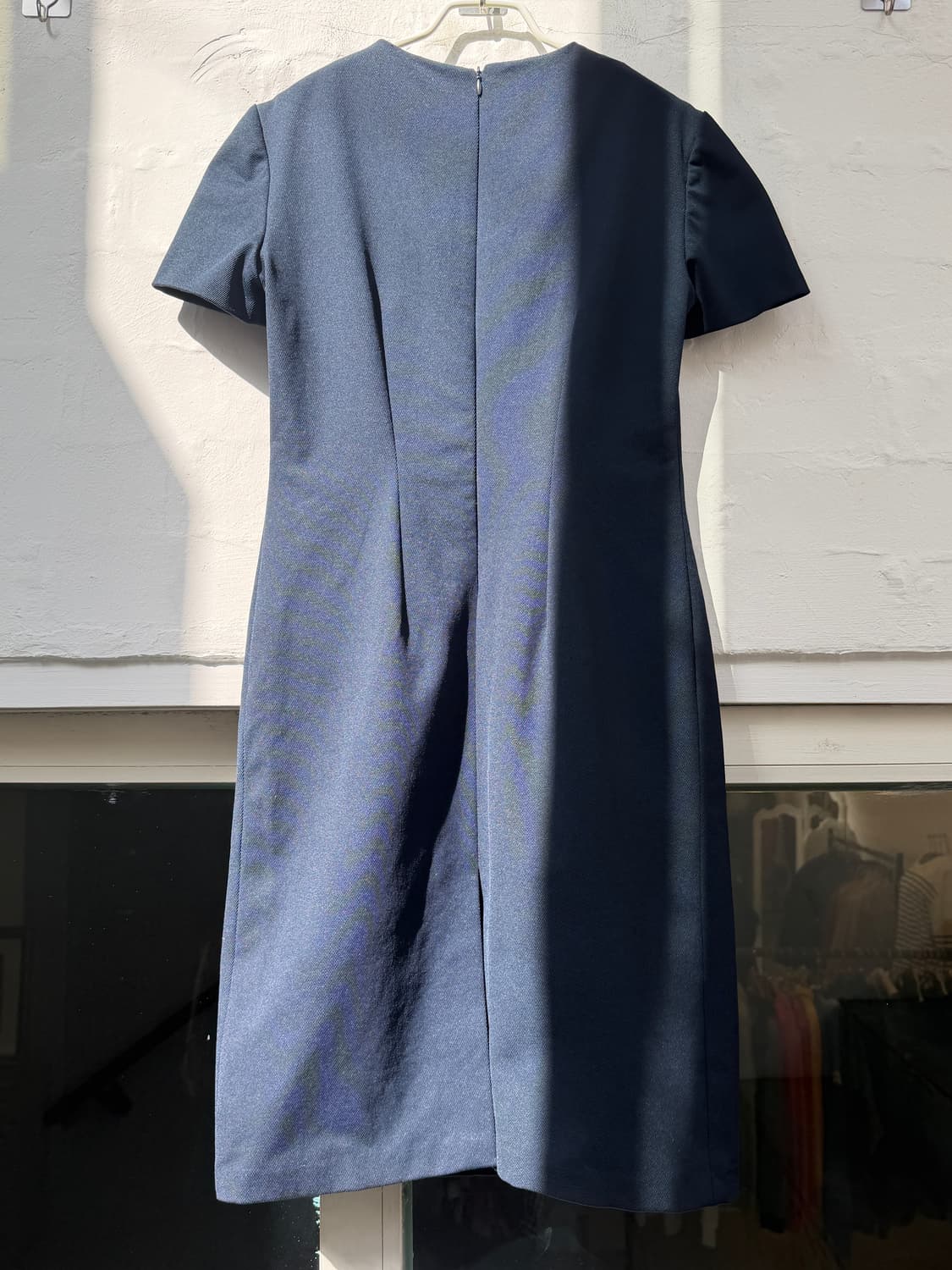 Blumarine 블루마린 네이비 퍼프 반팔 드레스 M 상품이미지6