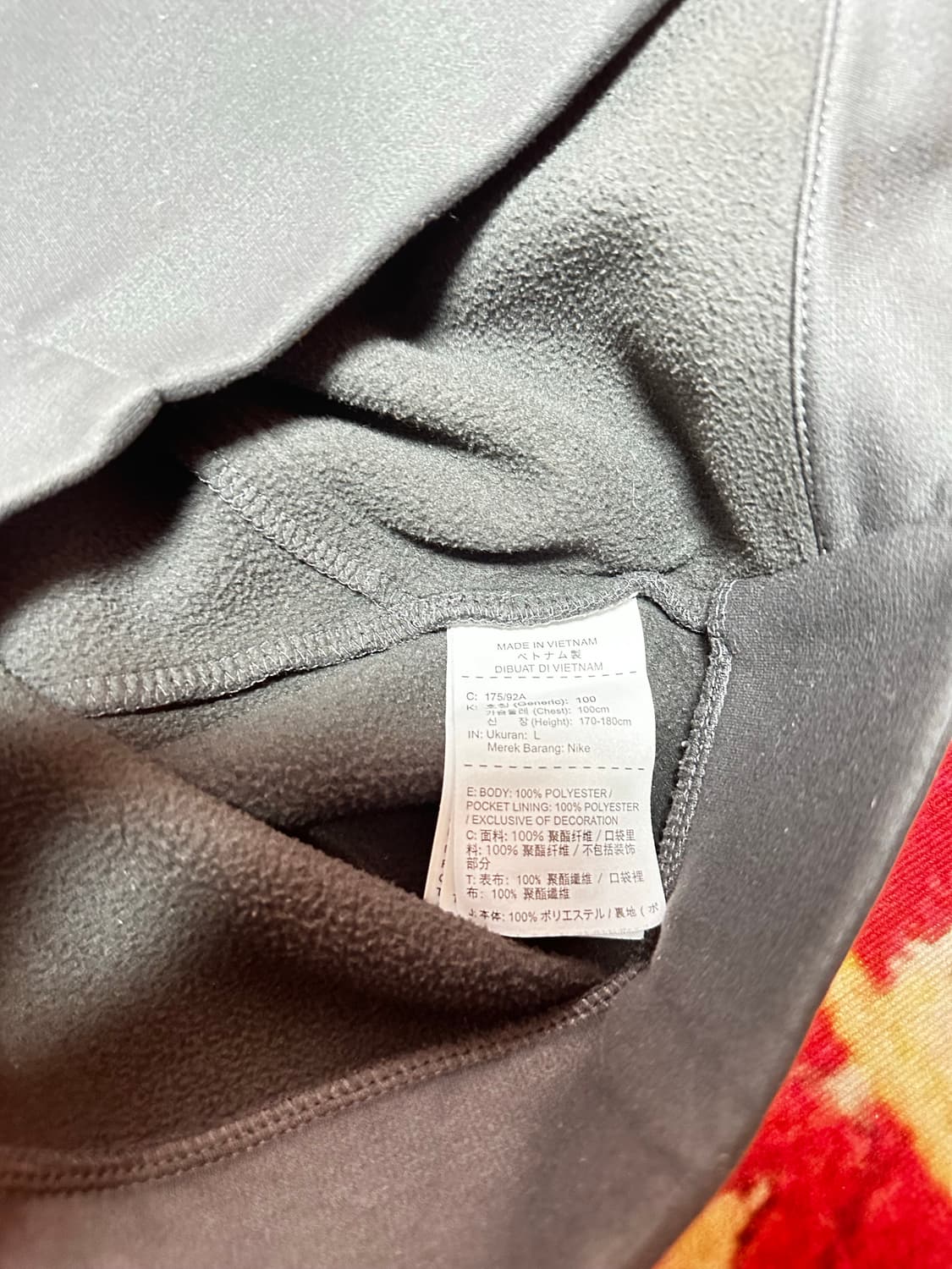 나이키 스우시 카모 후드티 블랙 상품이미지4