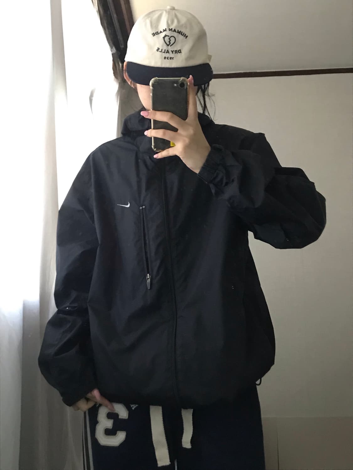 나이키 블랙 후드 바람막이 상품이미지2