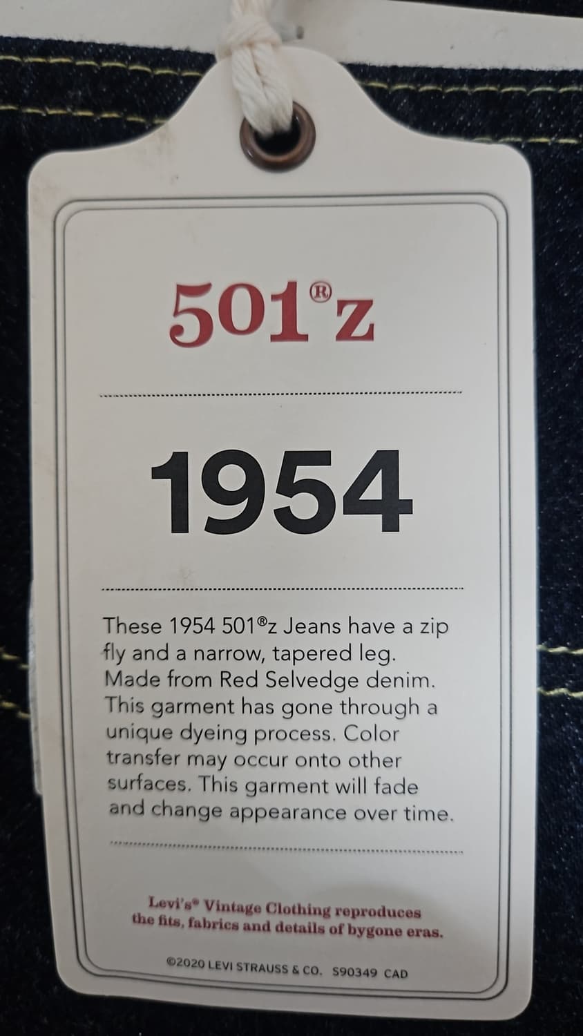 리바이스 LVC 1954 501 뉴린스 30x32 상품이미지3