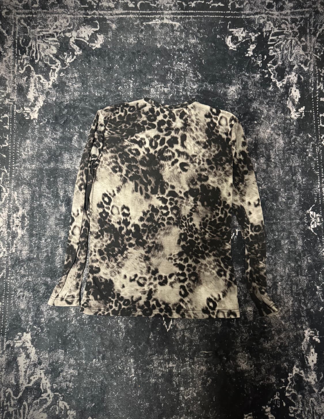 00s Mode Leopard Design Long Sleeve 상품이미지5