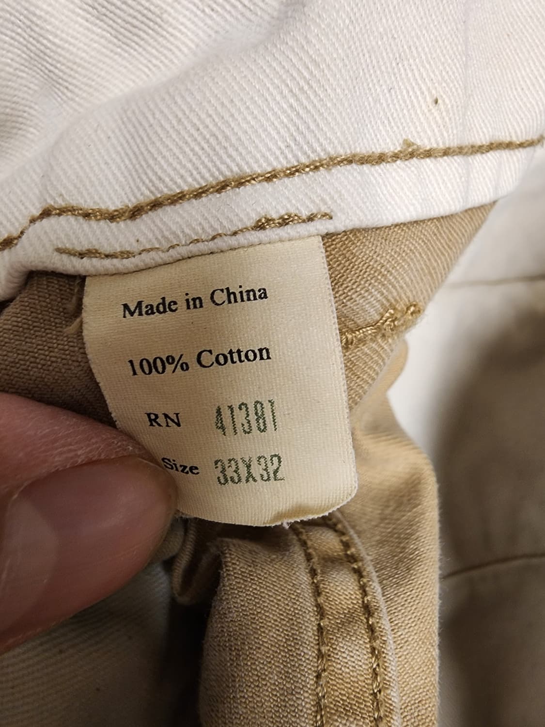 (33/32)더블알엘(RRL) 베이지 치노팬츠 상품이미지7