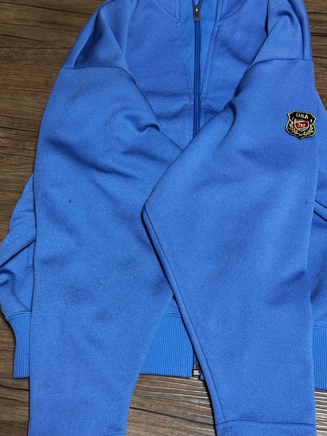 [L] 슈퍼스타 USA패치 블루종 져지 상품이미지5