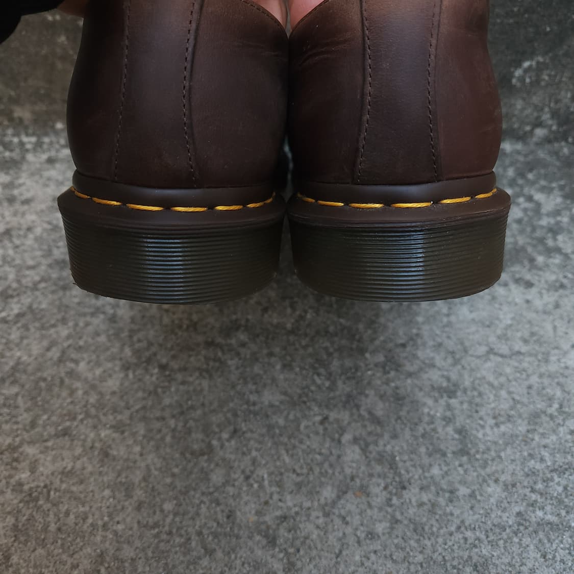 [9UK] 닥터마틴 1461 크레이지 홀스 레더 부츠 다크 브라운 상품이미지5