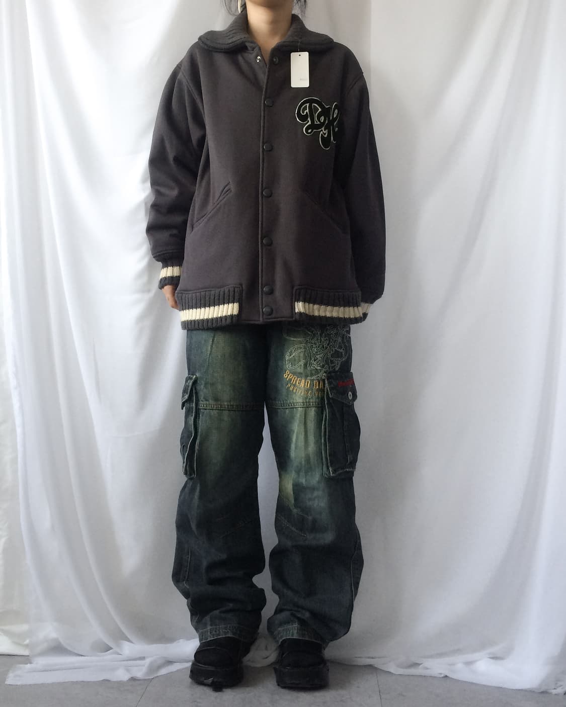 Over fit ribbed layer jacket 상품이미지5