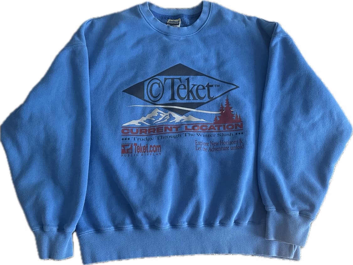 테켓 Teket 기모맨투맨 M사이즈 상품이미지1