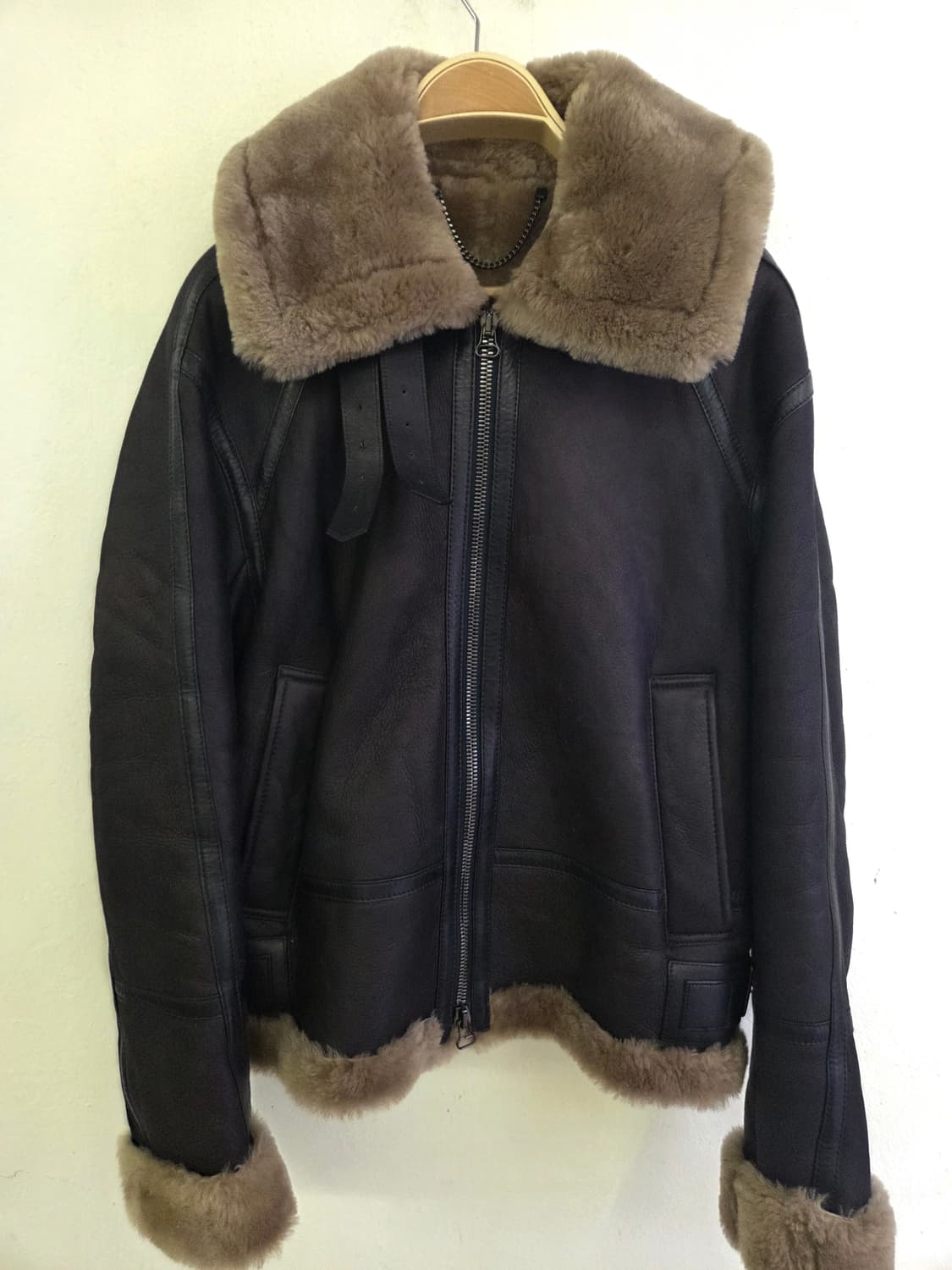 솔리드옴므 무스탕 자켓 46(양가죽,양털) 상품이미지1