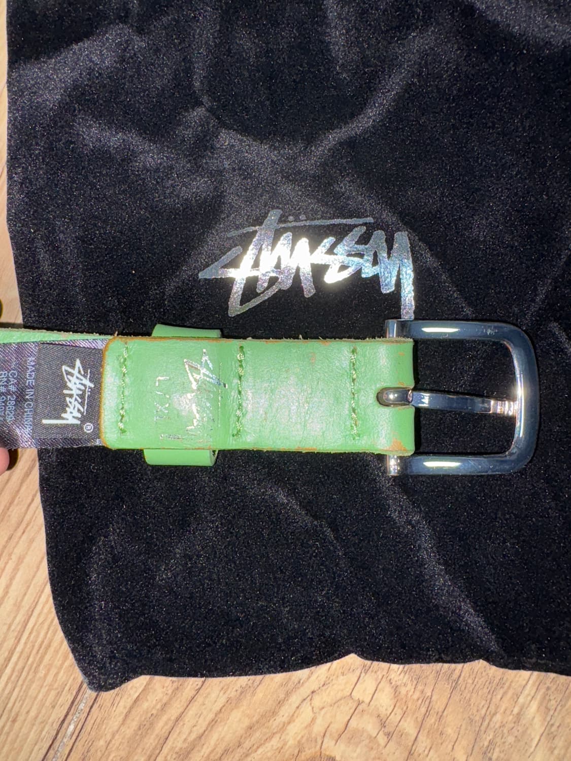 스투시 자수 S 벨트 제이드 (L,XL) 상품이미지4