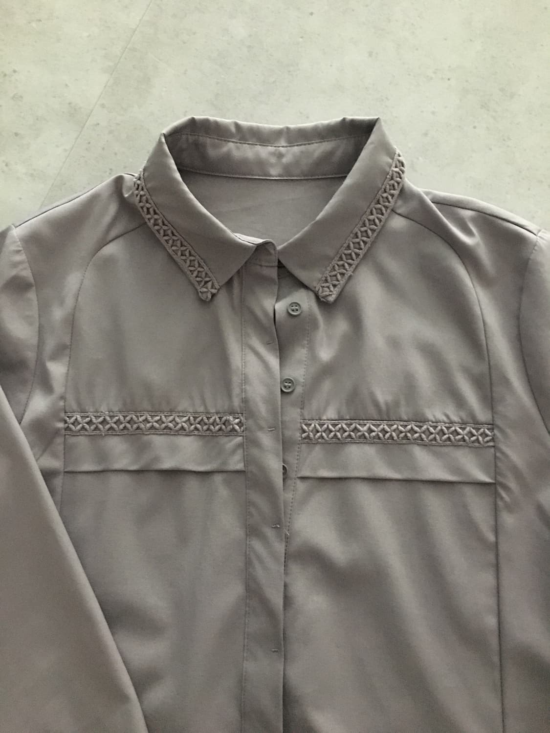 Vintage gray detail shirt 상품이미지2