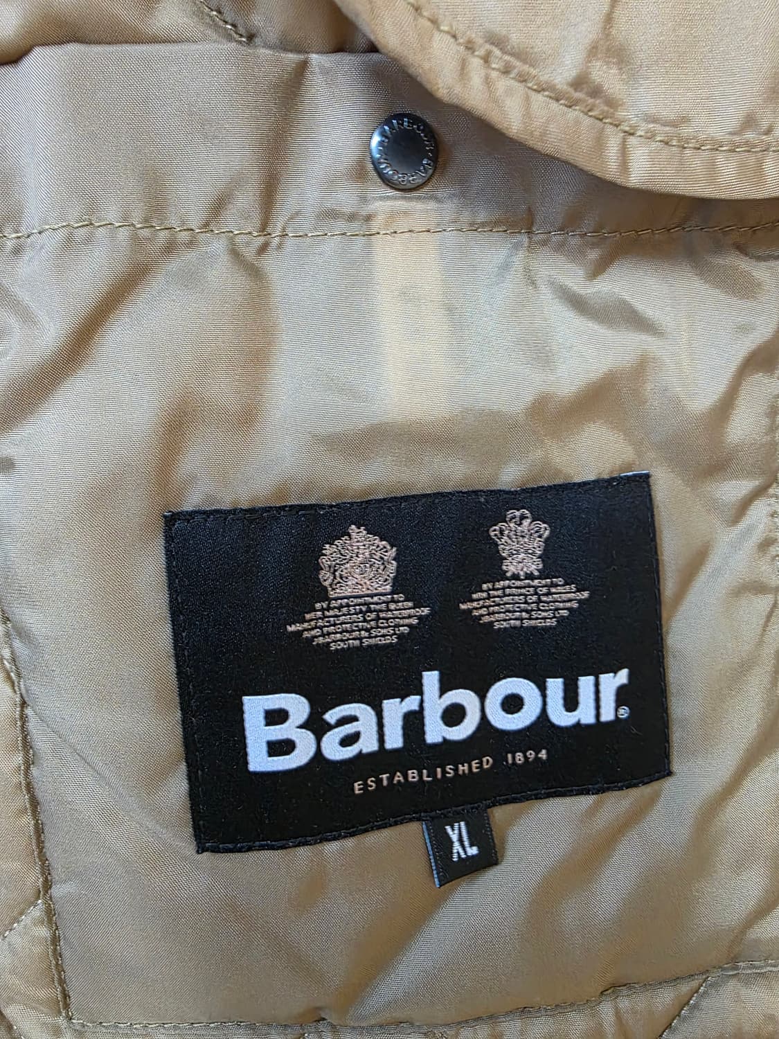 바버 비데일 퀼팅자켓 베이지 xl 상품이미지3