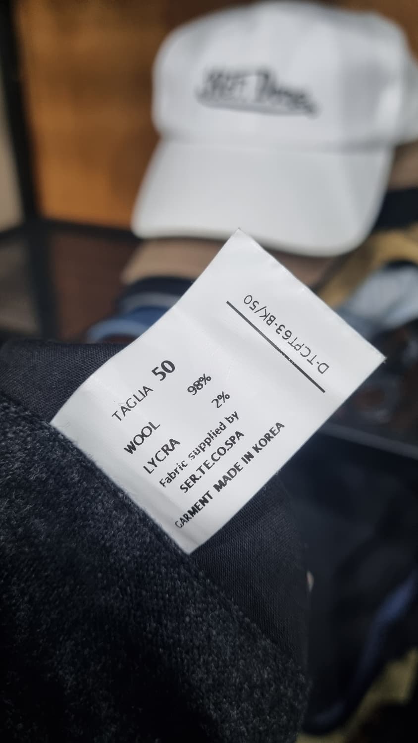 panicale(빠니깔레) 겨울용 모직 슬랙스 33~34(허리반품44)  상품이미지4