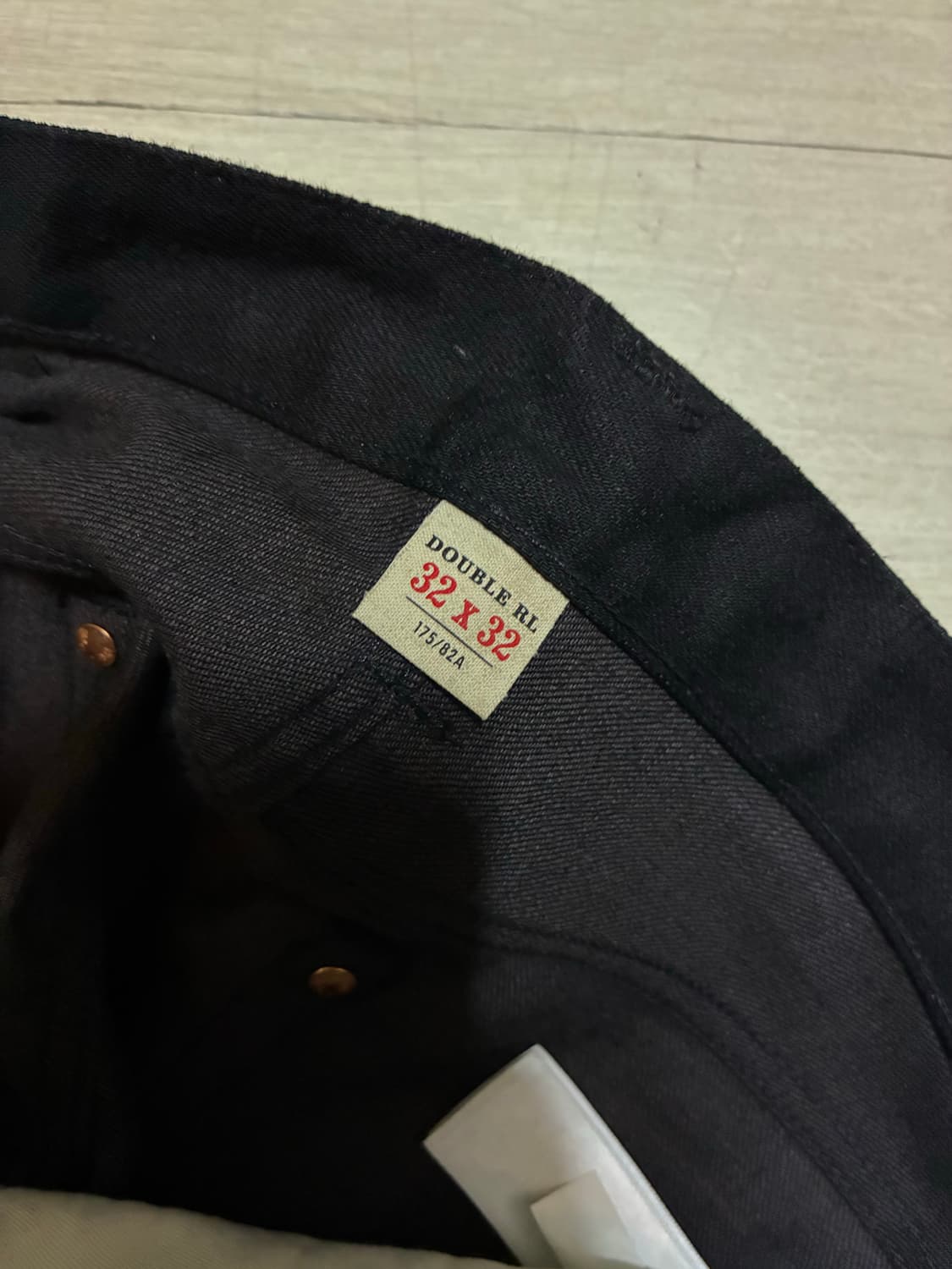 RRL 슬림핏 블랙 데님 상품이미지3