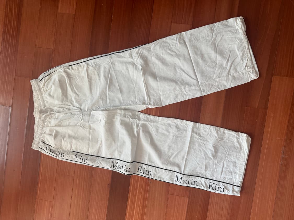 마뗑킴 화이트 트렉 팬츠 상품이미지4