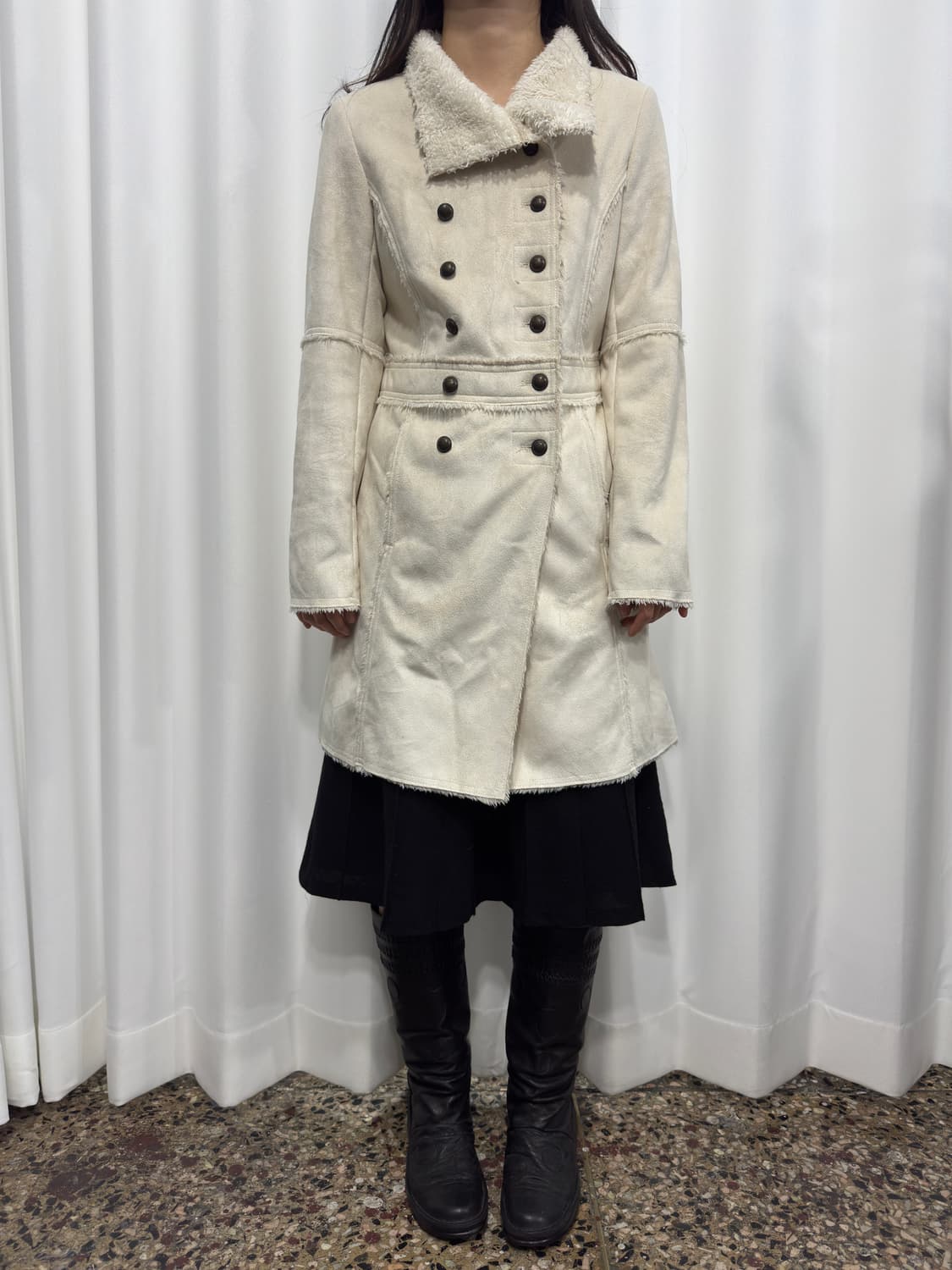 comme ca ism design fur coat 상품이미지2