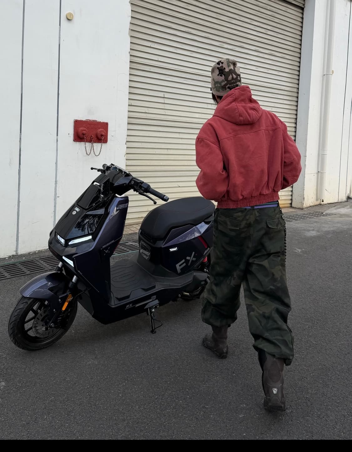 캔버스 후드자켓 레드 상품이미지2