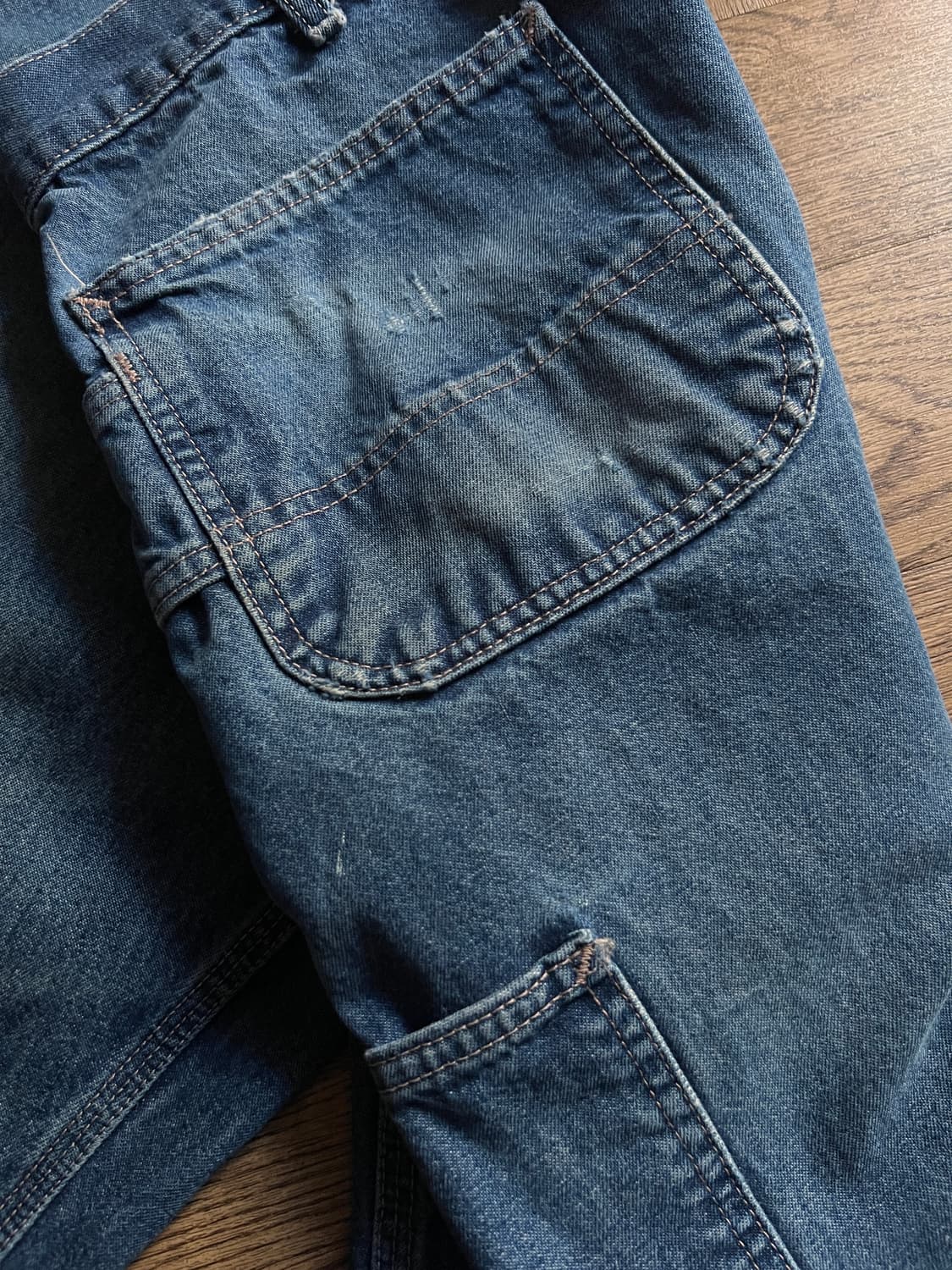 [36]칼하트FR USA 빈티지 워싱 싱글니 카펜터 워크 데님 팬츠 상품이미지6